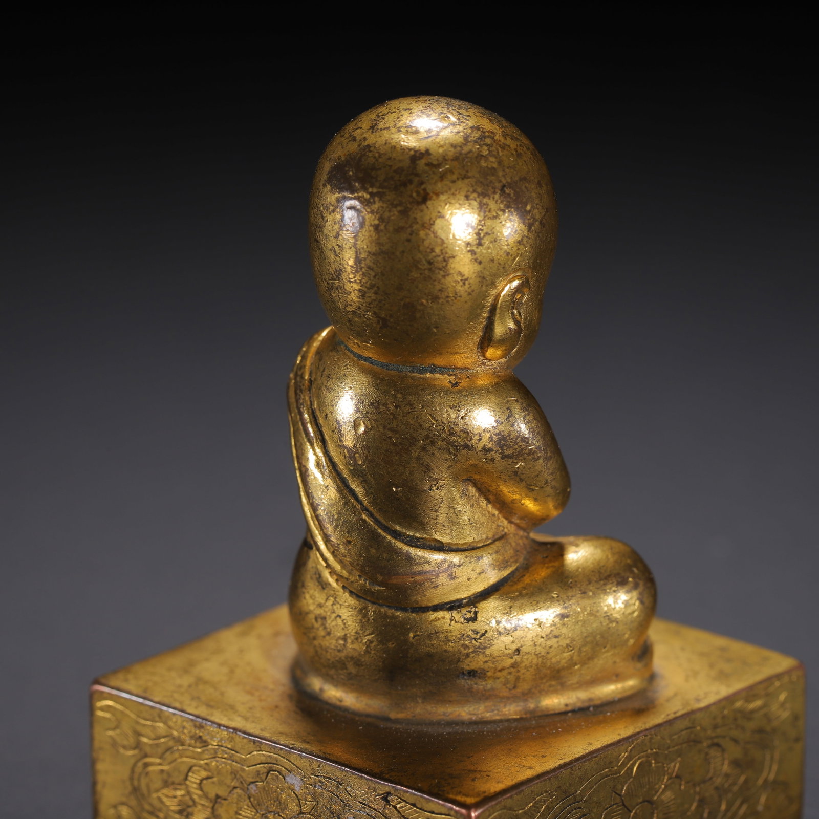 Gilded bronze seal - 5