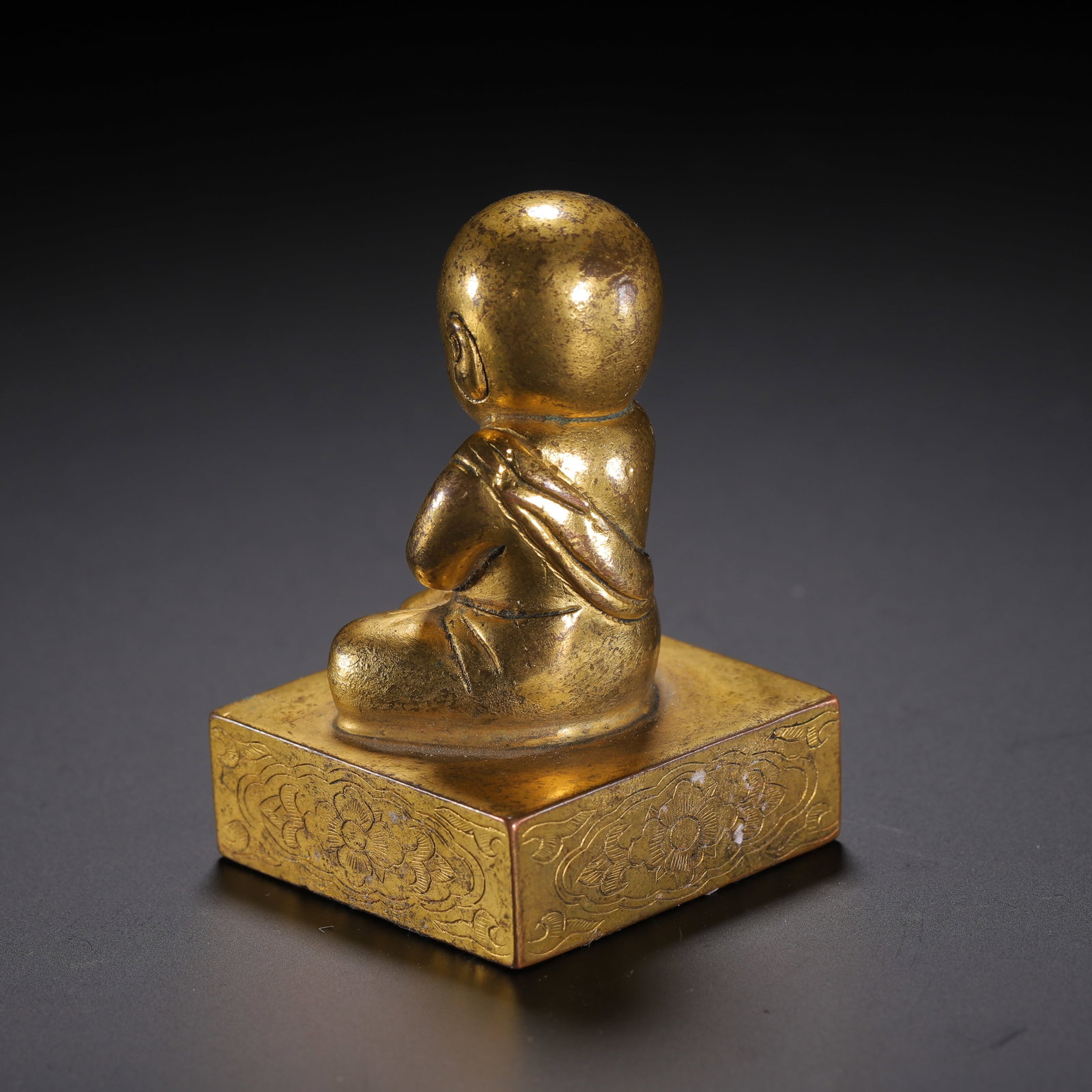 Gilded bronze seal - 7