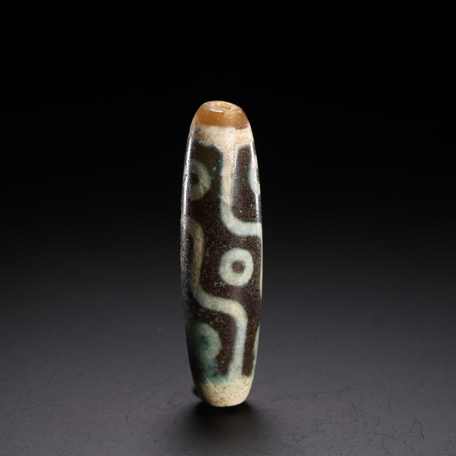 Dzi bead: 7cm long, 30g