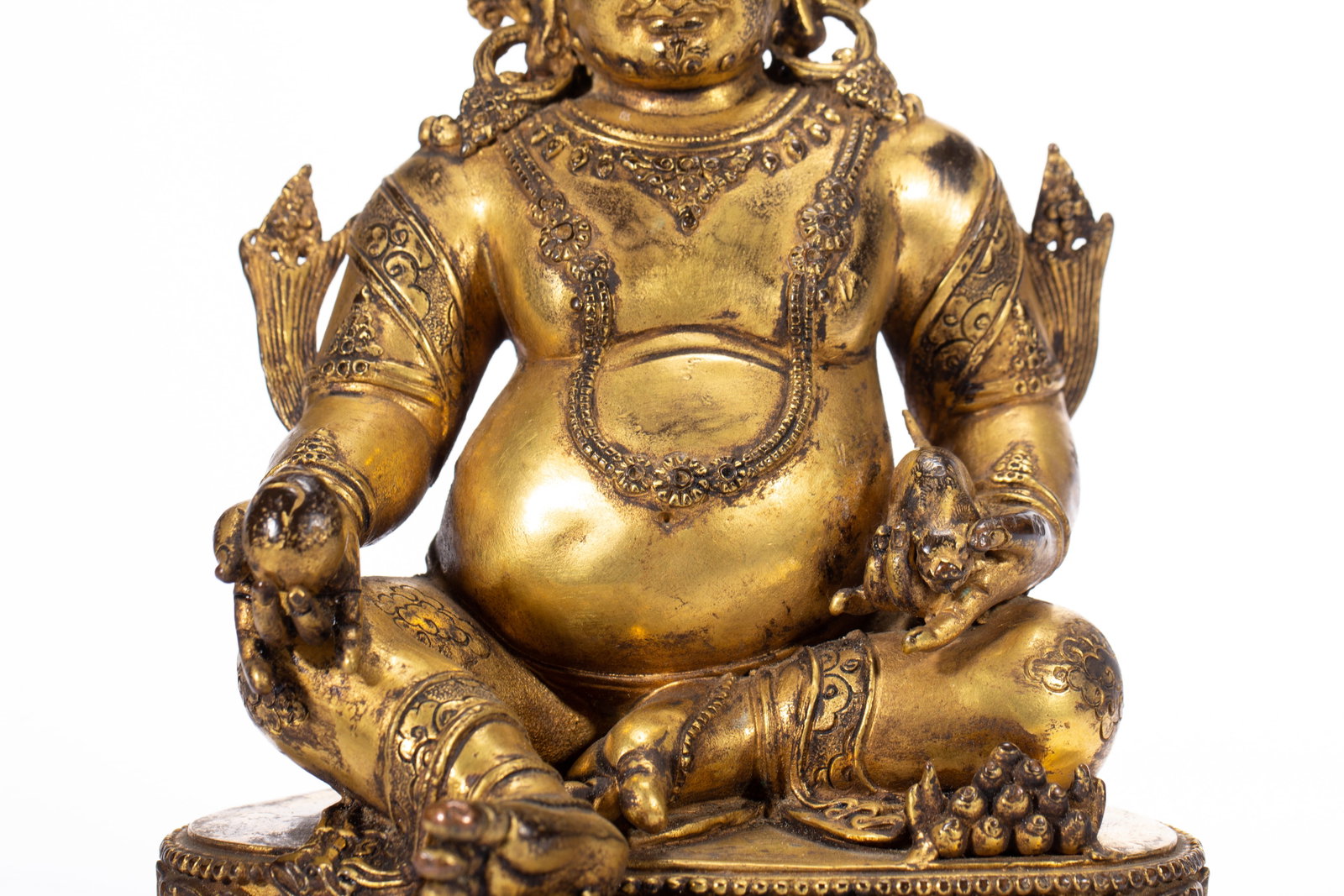 Gilded bronze Buddha statue - 3