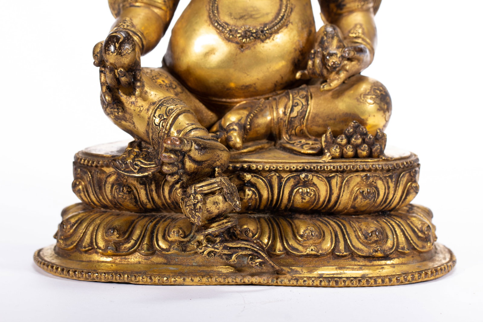 Gilded bronze Buddha statue - 4