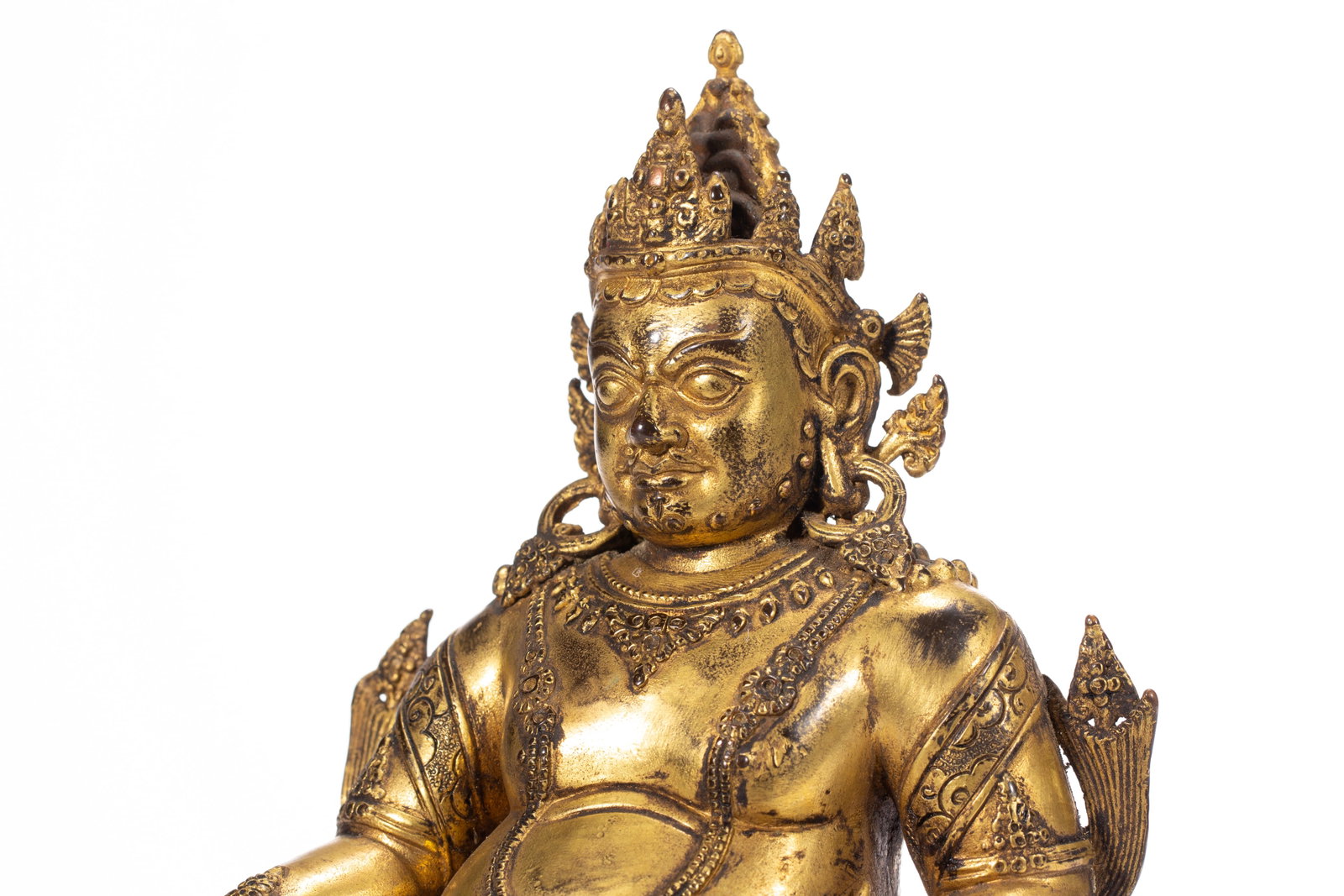 Gilded bronze Buddha statue - 6
