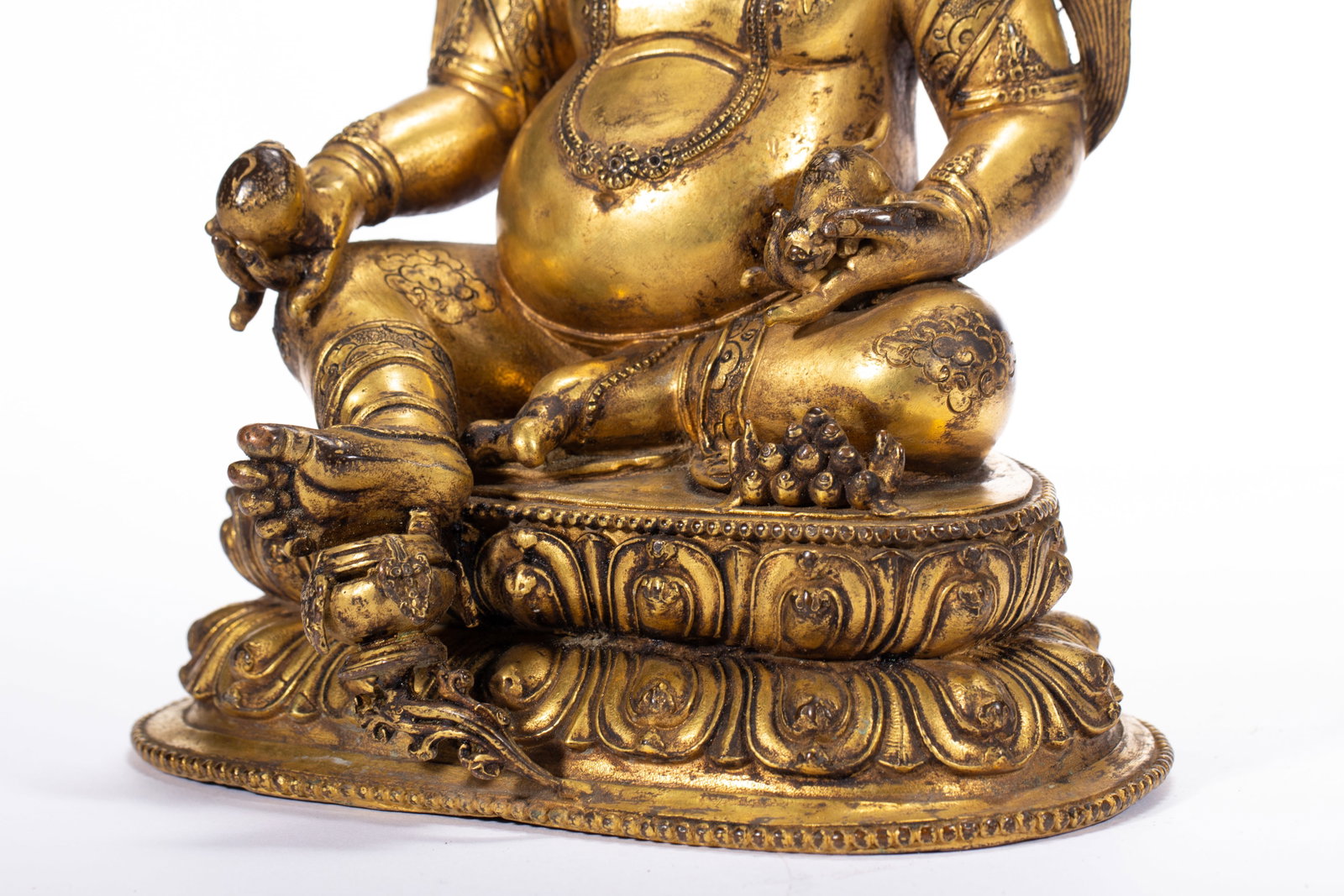 Gilded bronze Buddha statue - 7