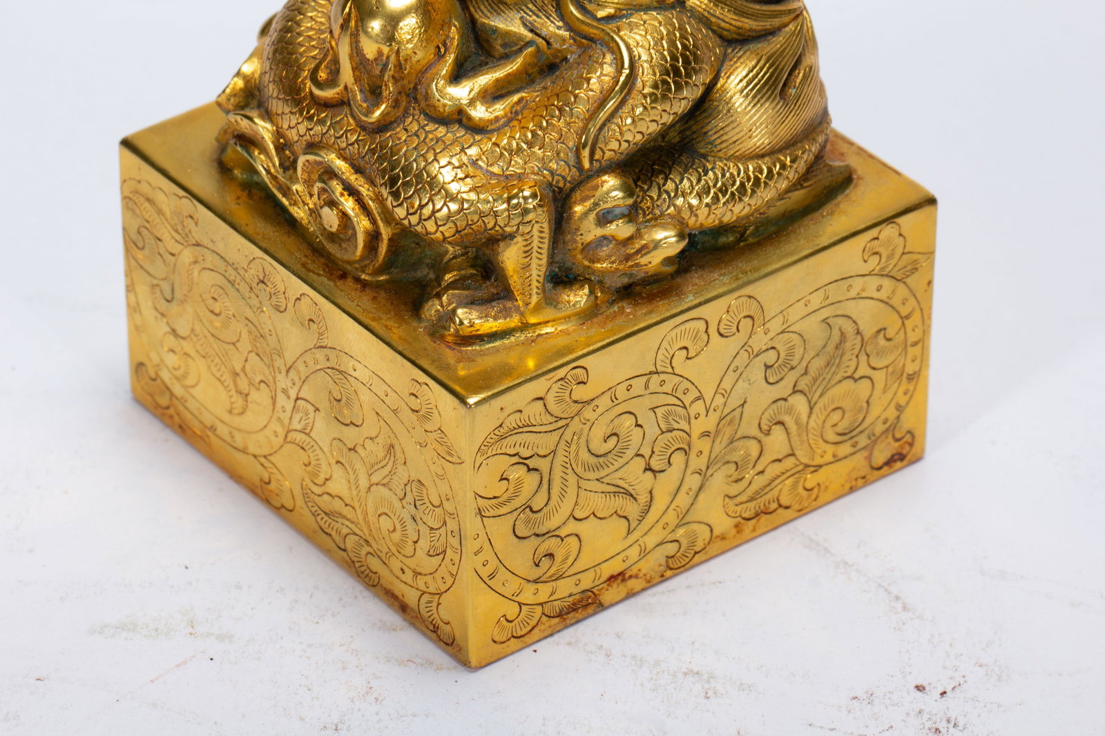 Gilded bronze seal - 3