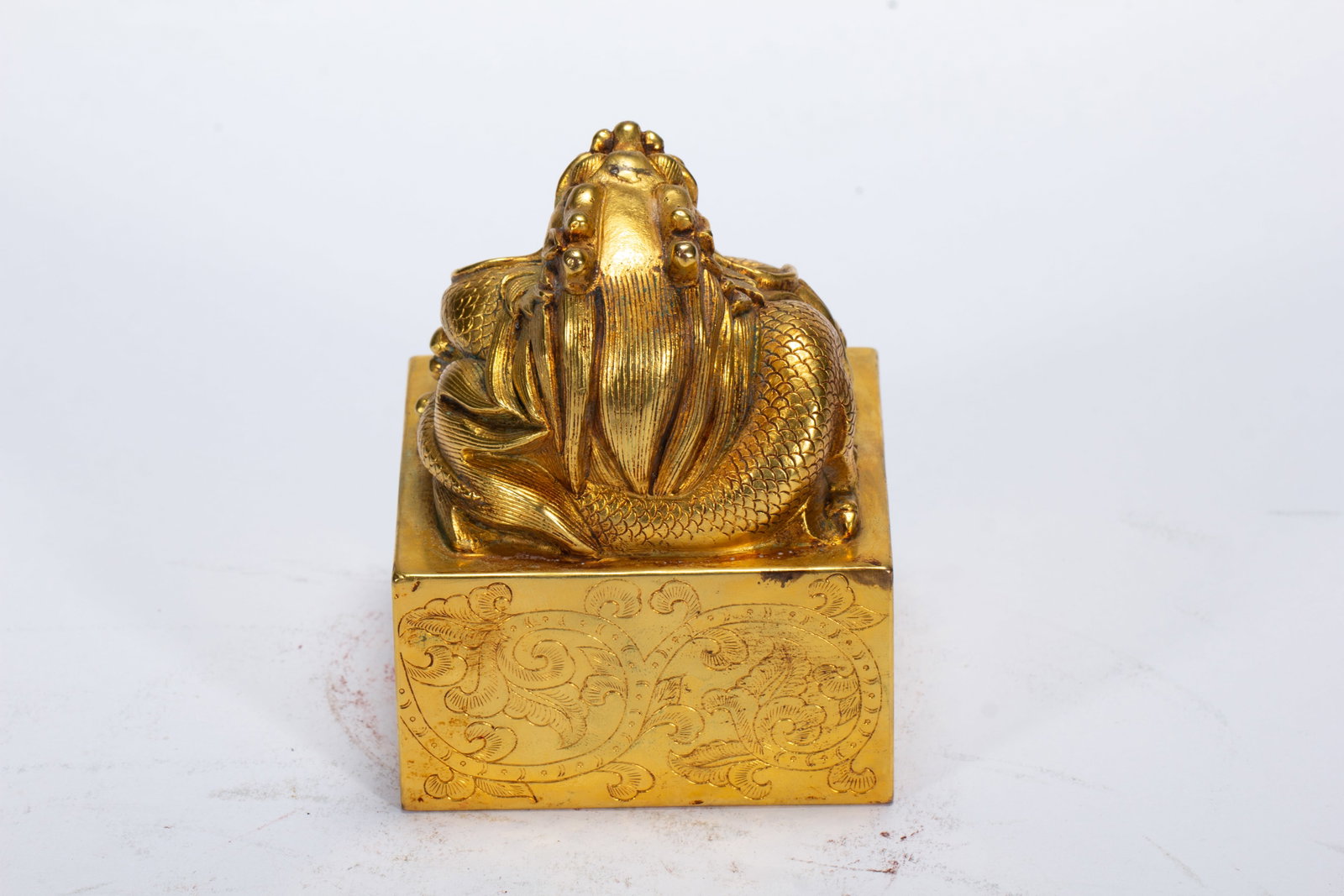 Gilded bronze seal - 7