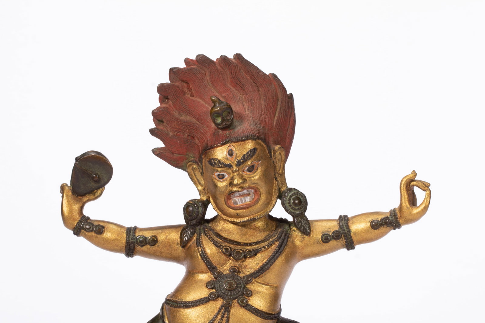 A bronze guardian statue - 2