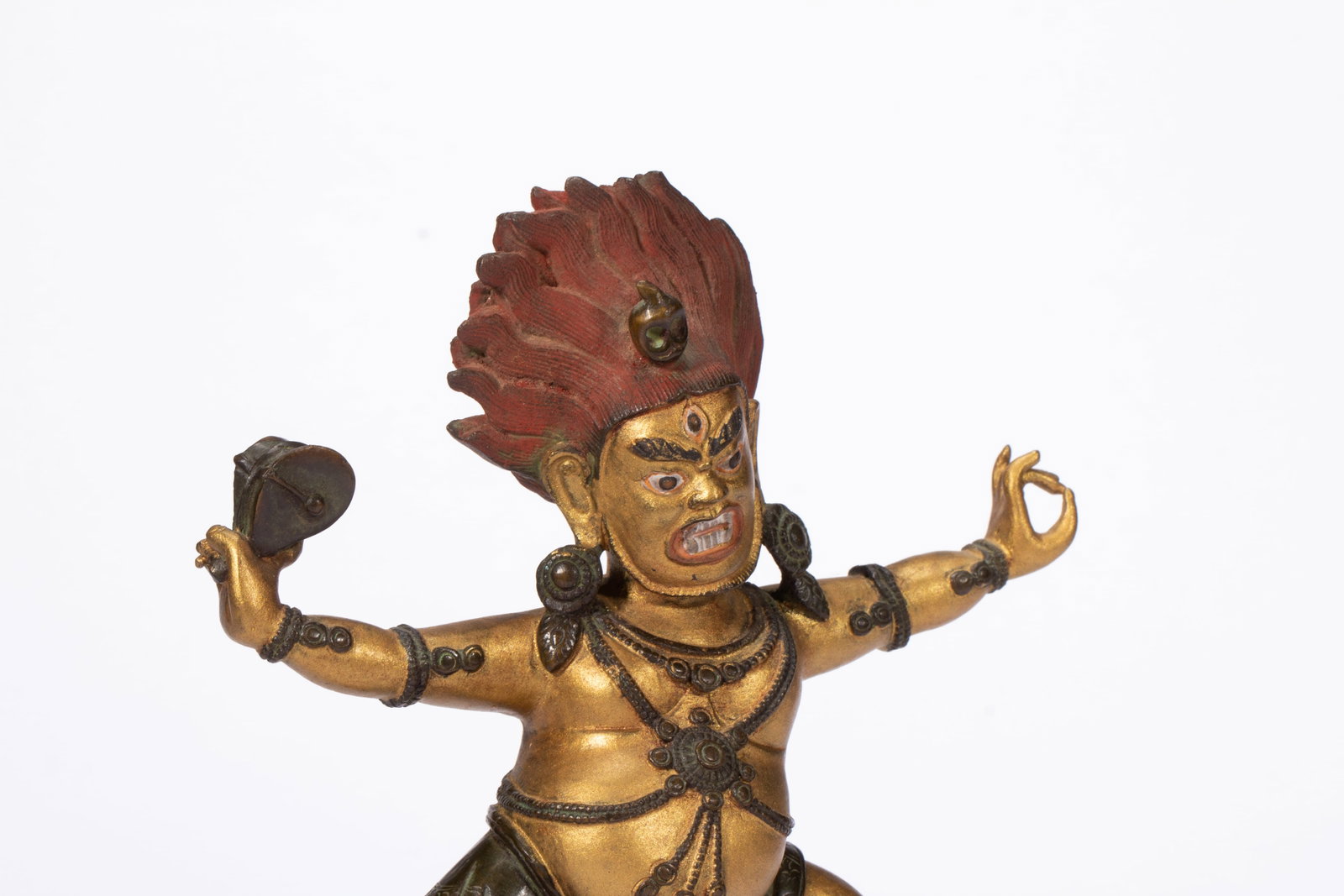 A bronze guardian statue - 4