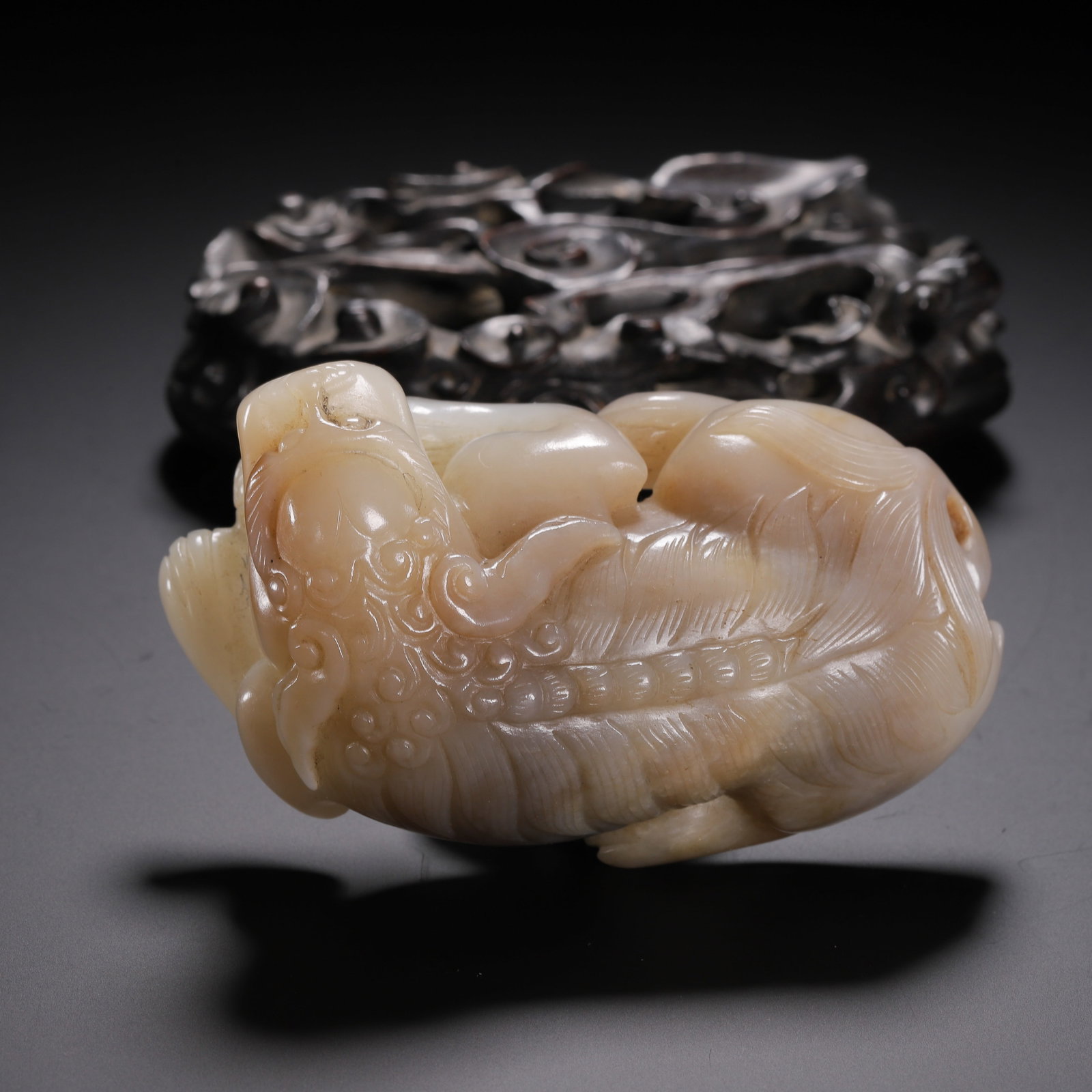 Hetian Jade Auspicious Beast - 8
