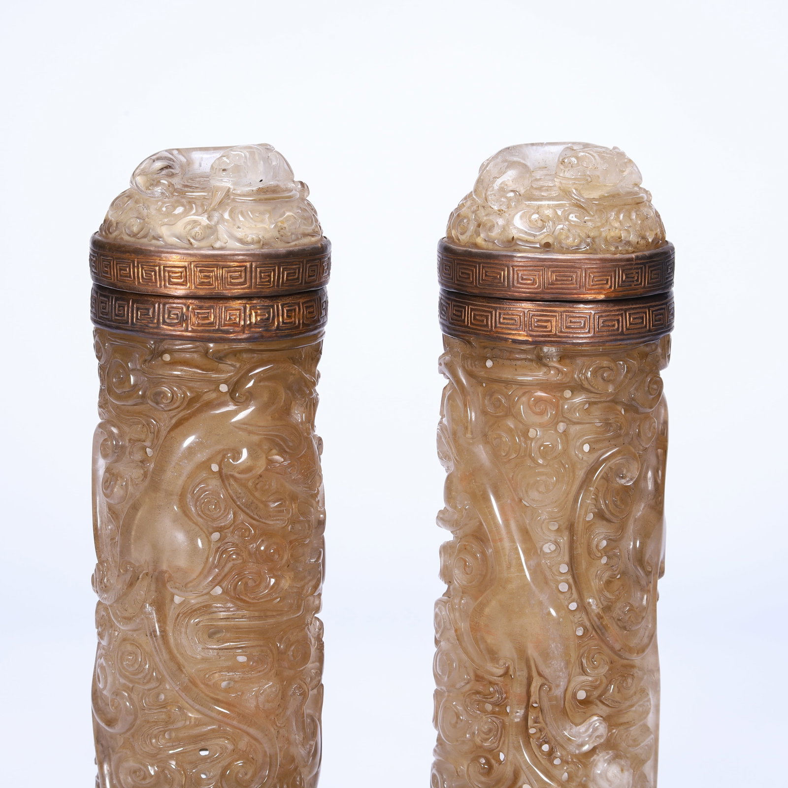 Crystal Dragon Pattern Incense Holder - 2