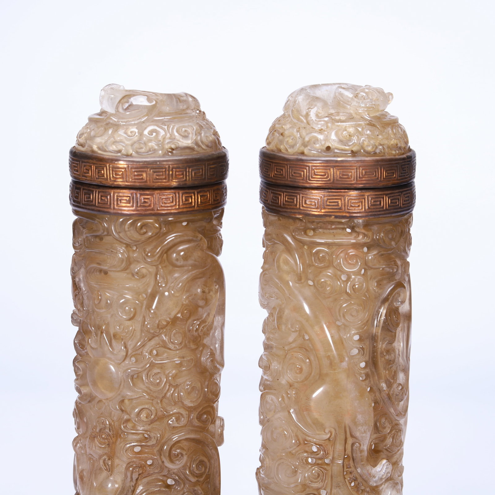 Crystal Dragon Pattern Incense Holder - 5