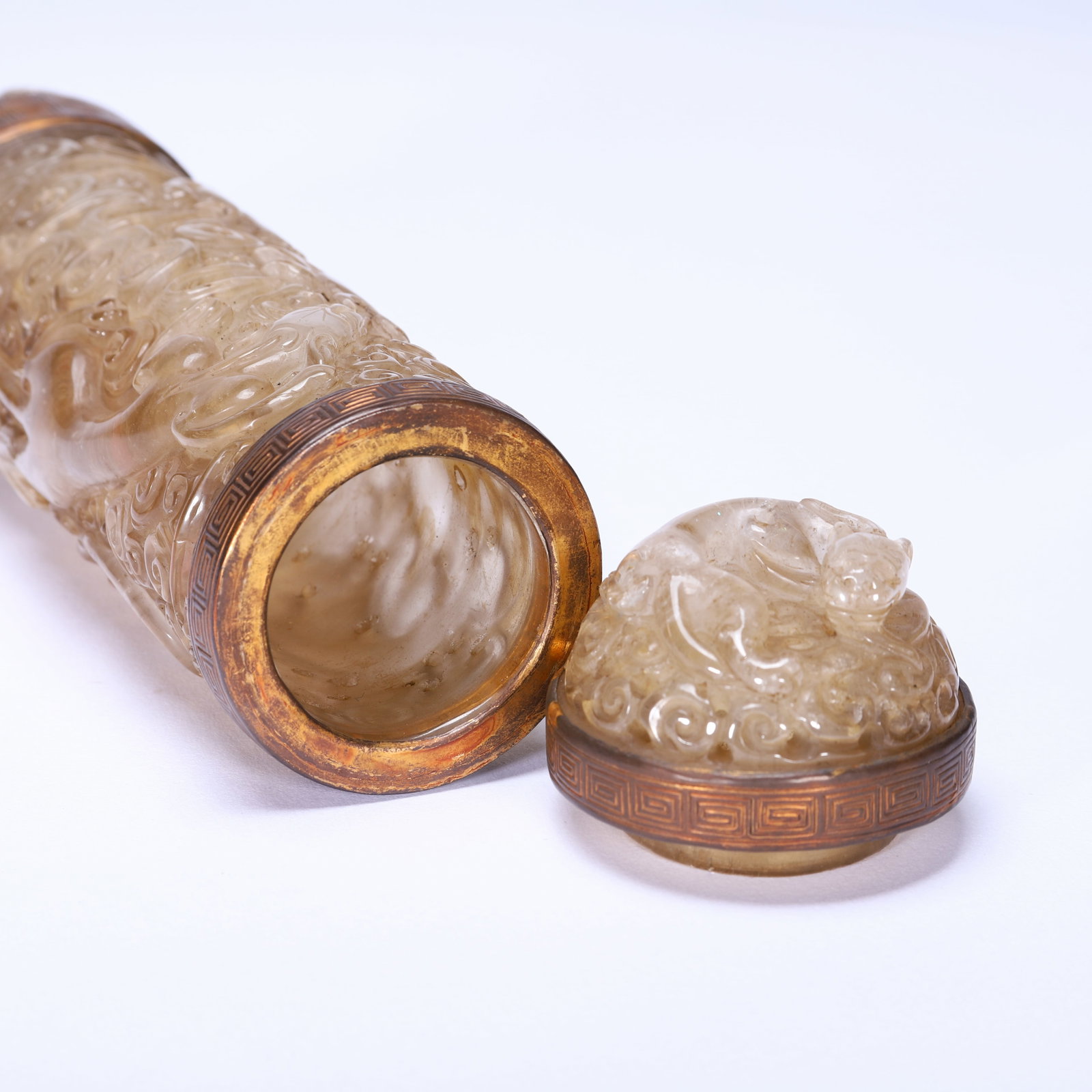 Crystal Dragon Pattern Incense Holder - 7