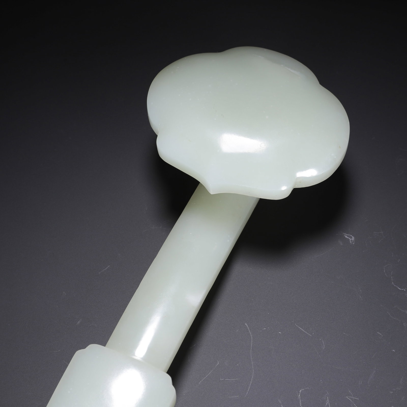 Hetian white jade ruyi - 2