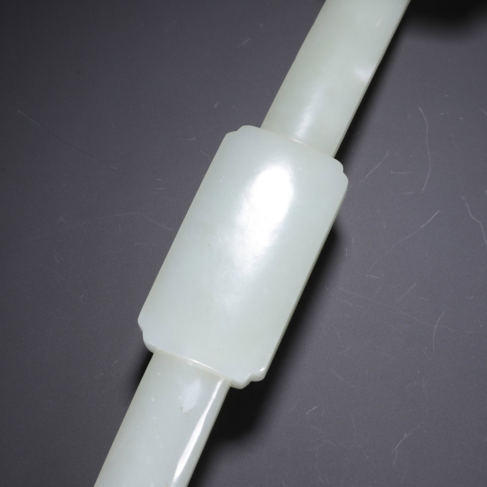 Hetian white jade ruyi - 3