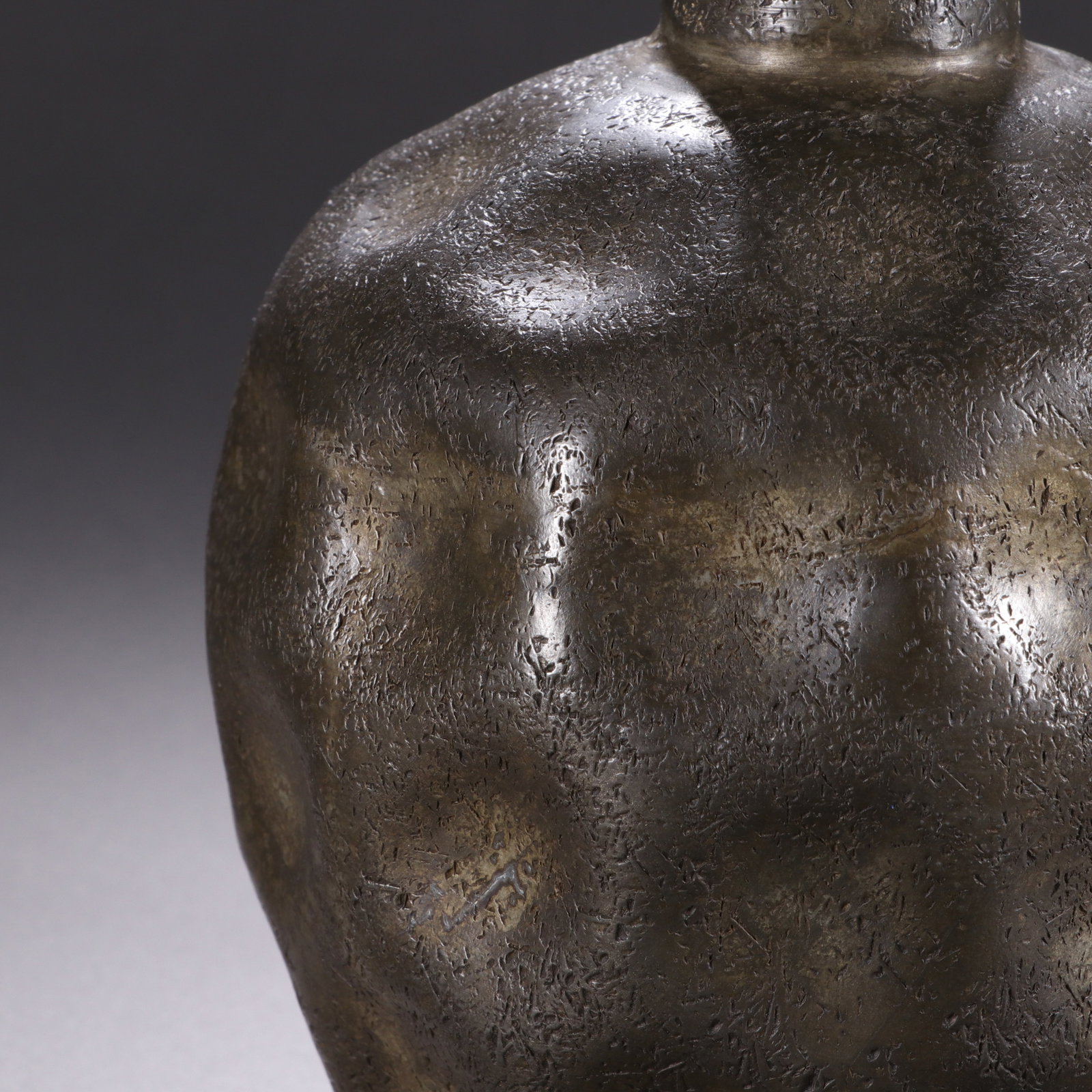 Pewter flower vase - 3