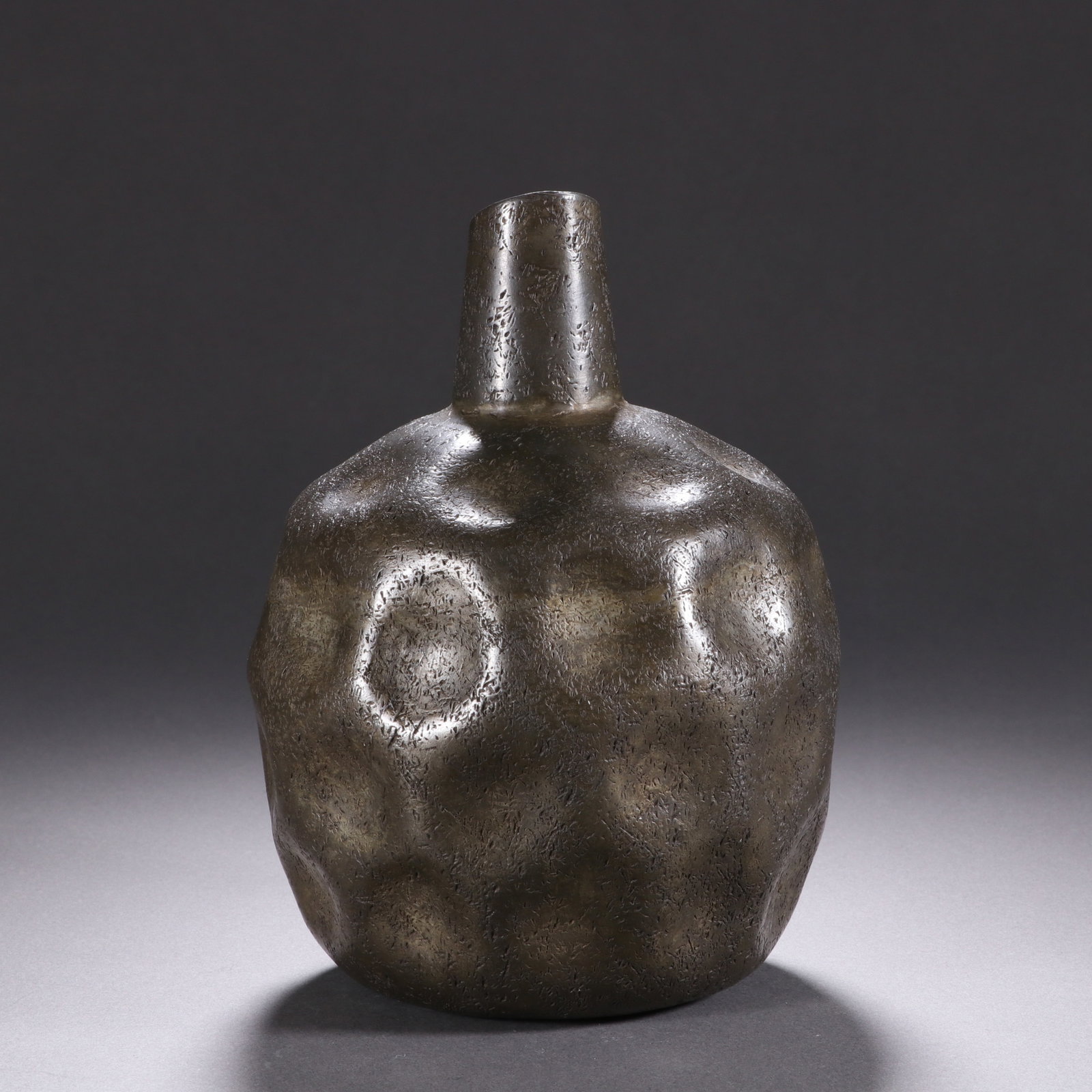 Pewter flower vase - 4