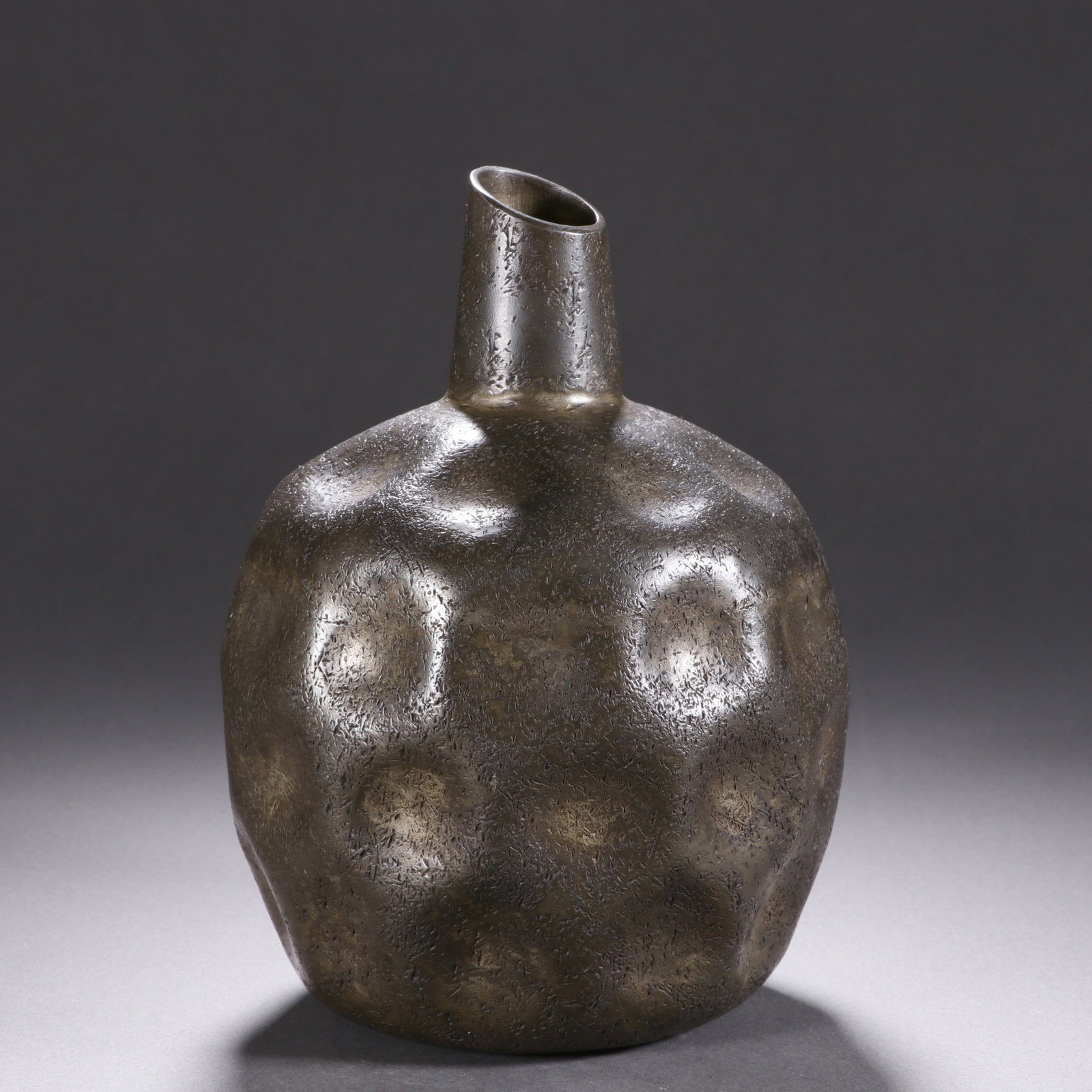 Pewter flower vase - 6