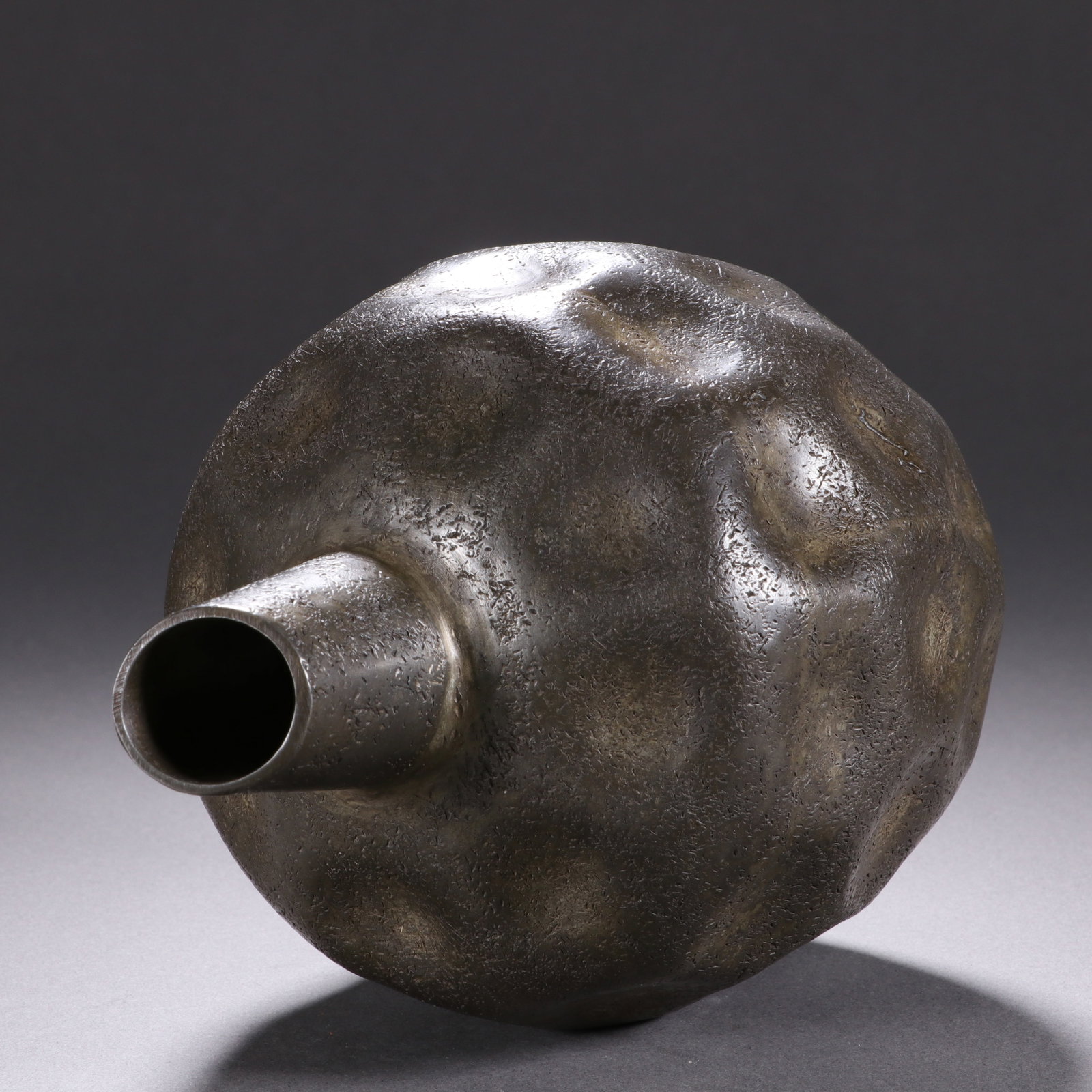 Pewter flower vase - 7