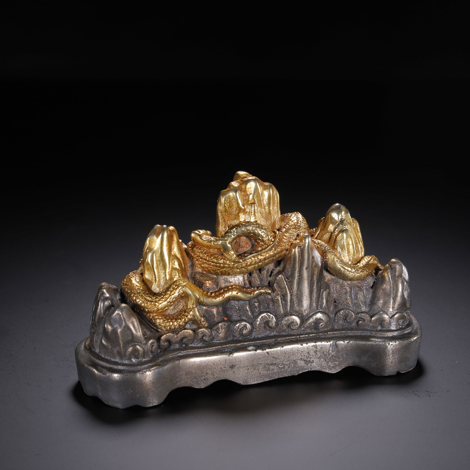 Gilded bronze pen holder - 6