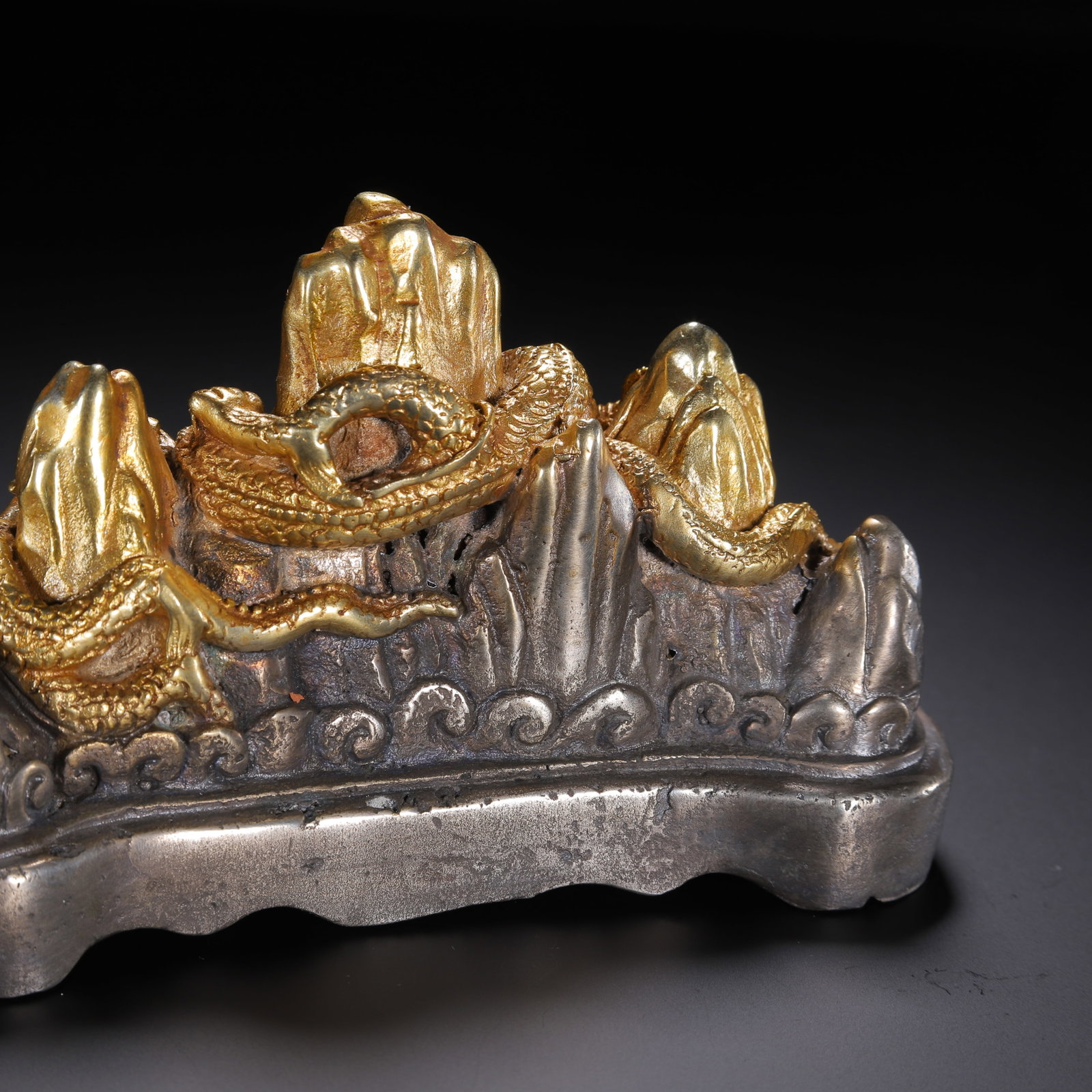 Gilded bronze pen holder - 8