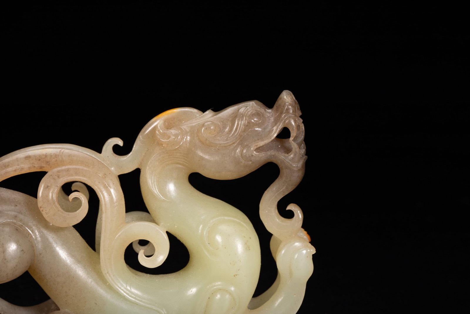 Hetian jade long - 2