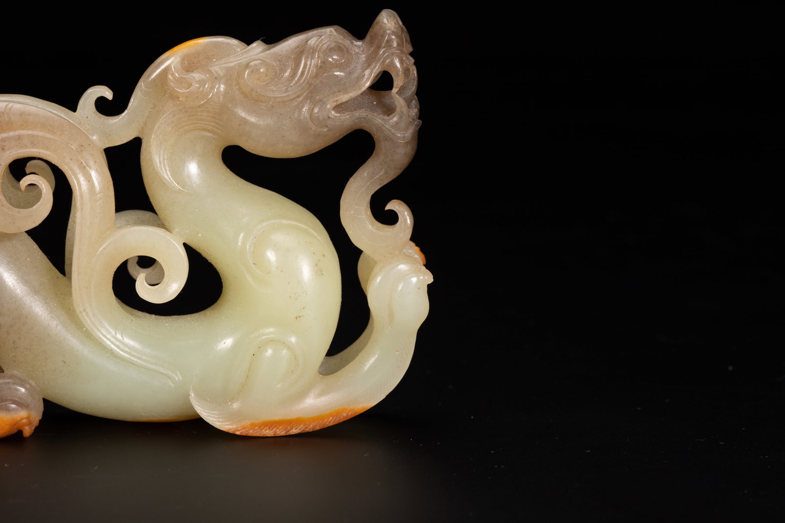 Hetian jade long - 3