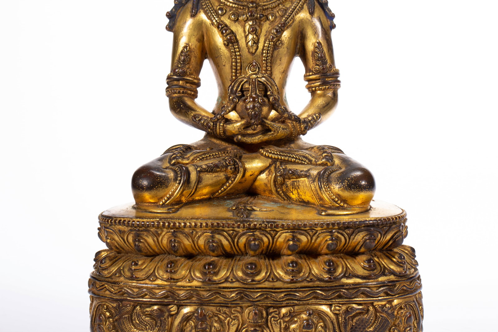 Gilded bronze Buddha statue - 3