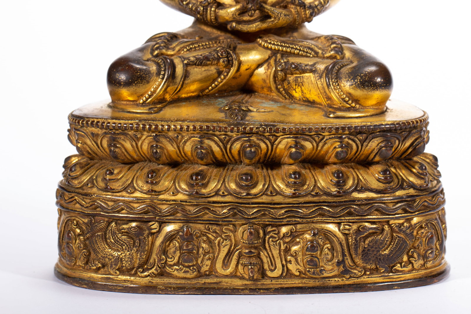 Gilded bronze Buddha statue - 4