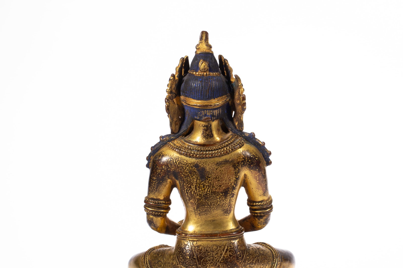 Gilded bronze Buddha statue - 9