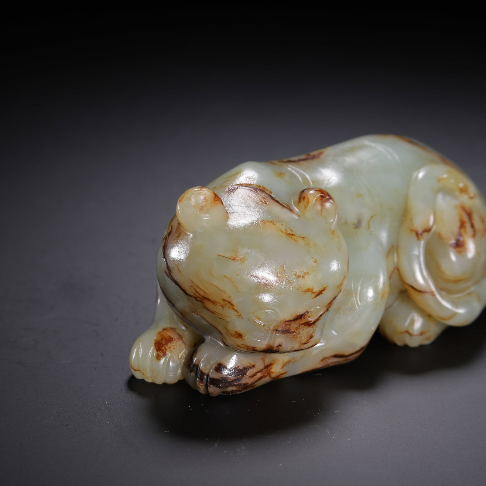 Hetian Jade Auspicious Beast - 5