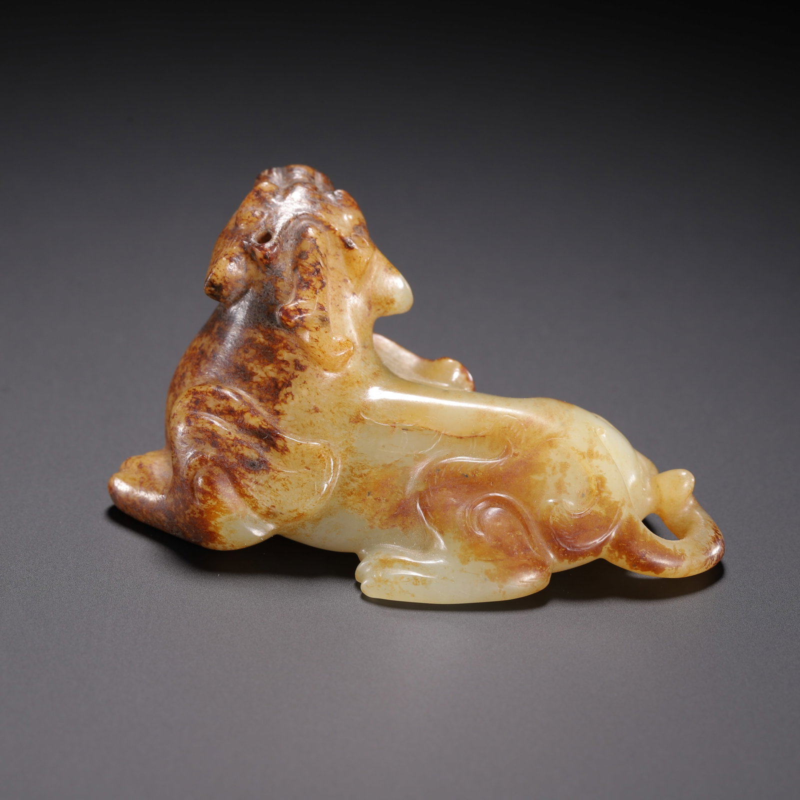 Hetian Jade Auspicious Beast - 7