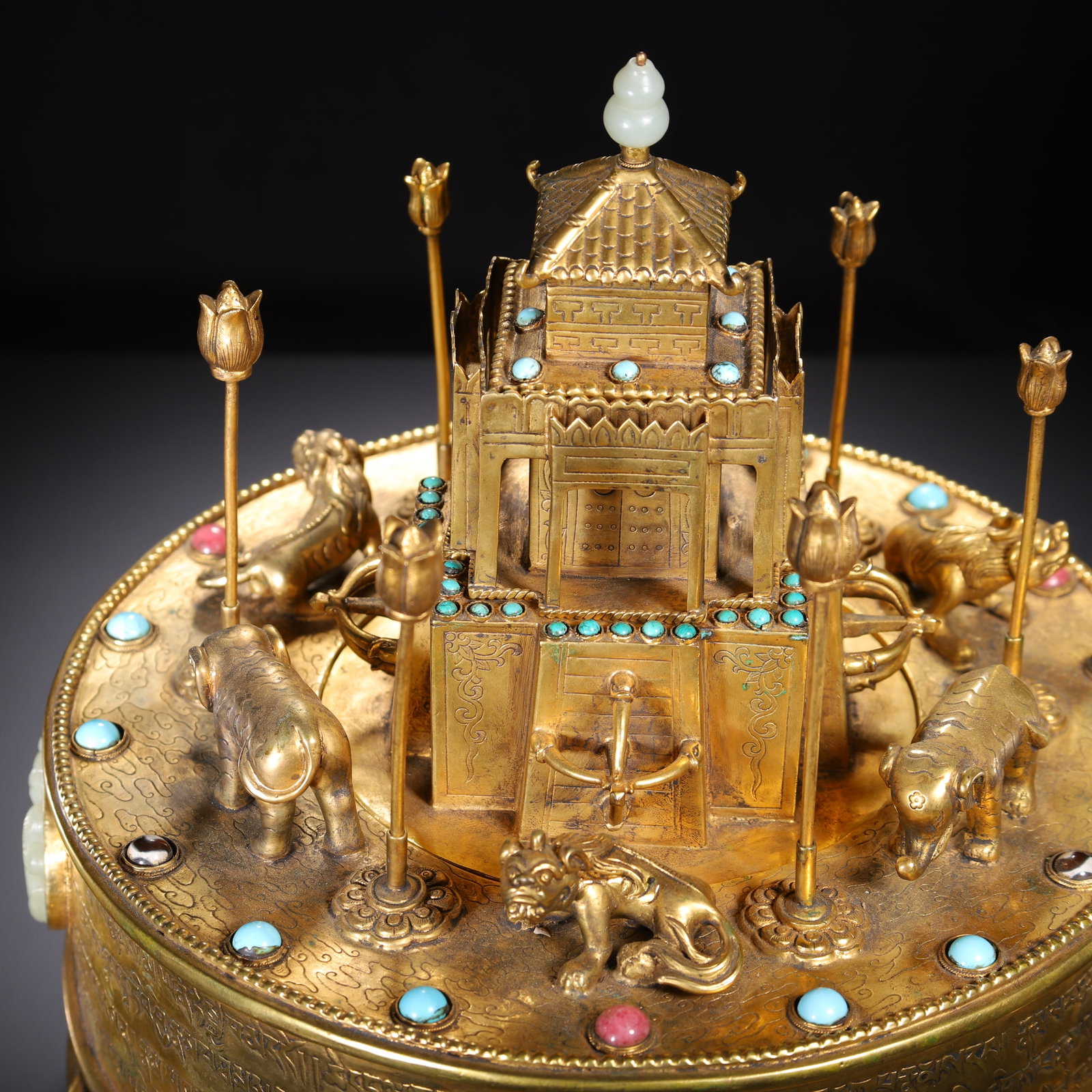 Gilded Bronze Mandala - 2