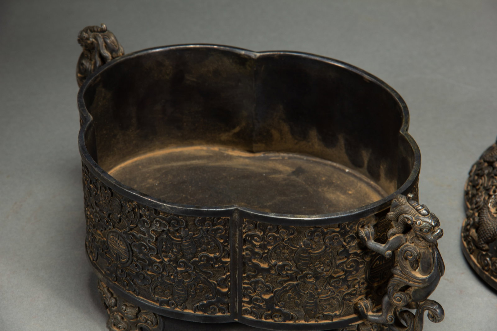 Bronze Dragon Pattern Incense Burner - 5