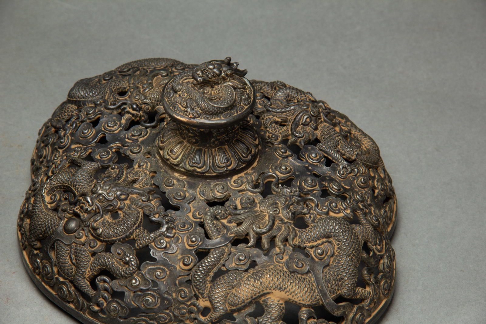 Bronze Dragon Pattern Incense Burner - 6
