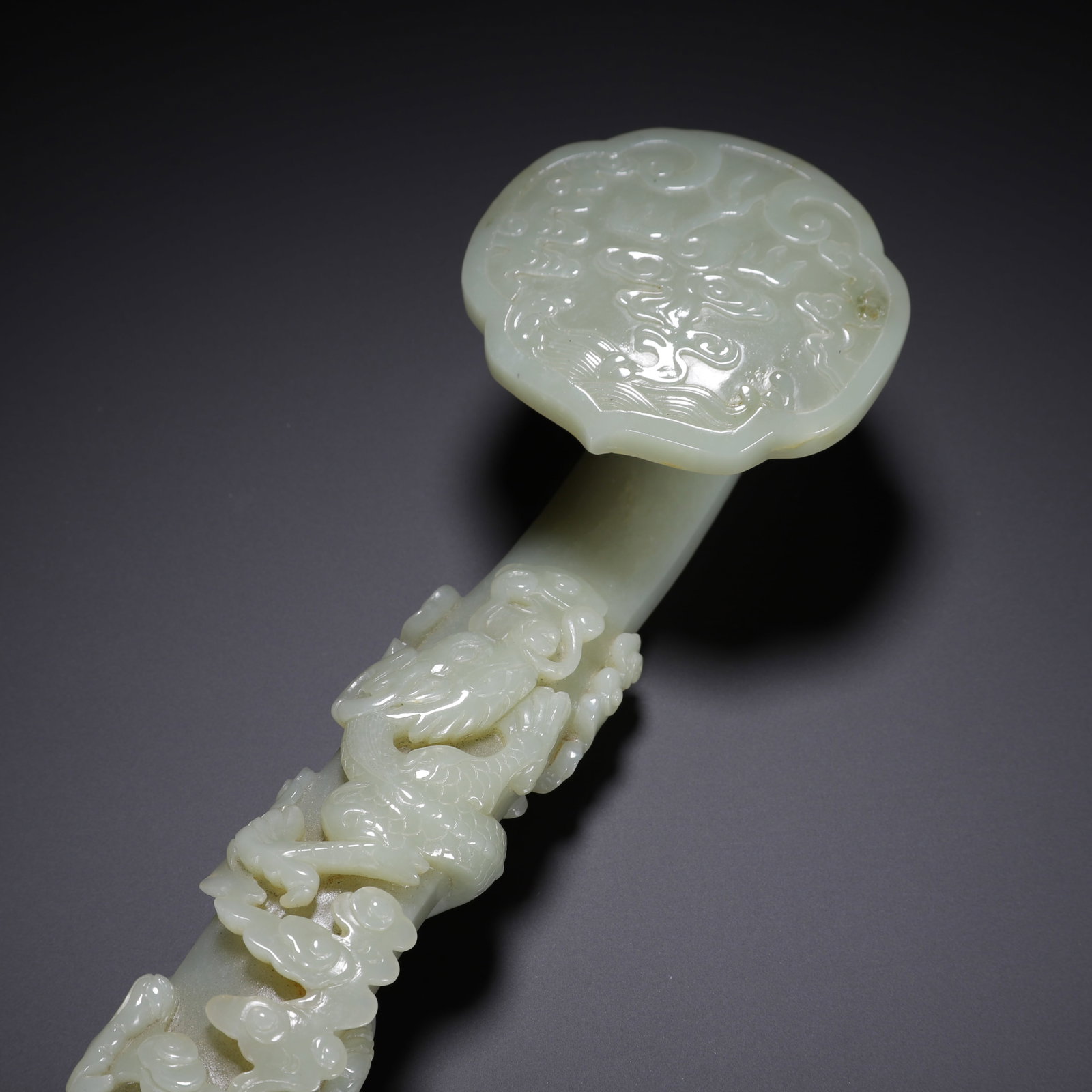 Hetian jade ruyi - 2