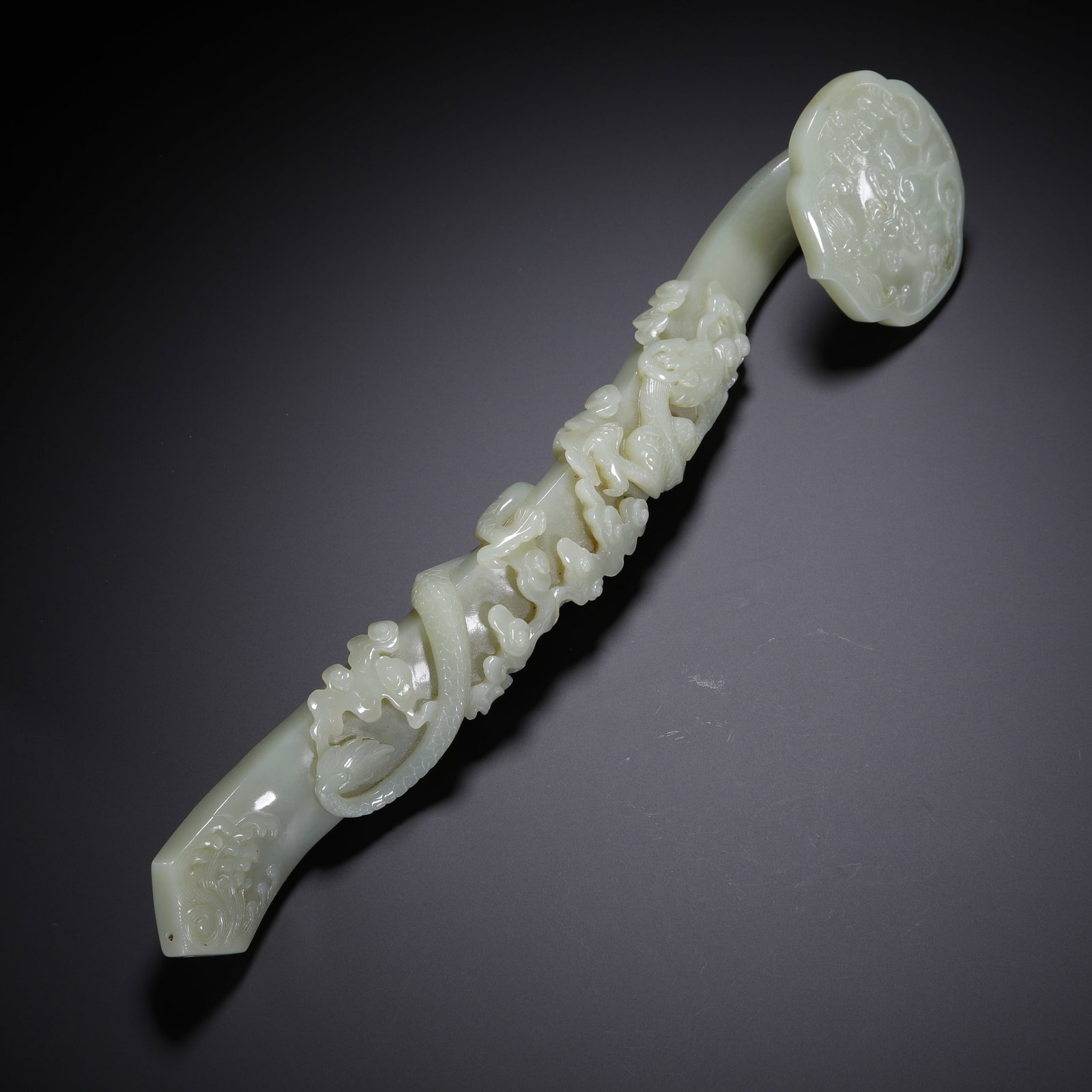 Hetian jade ruyi - 5