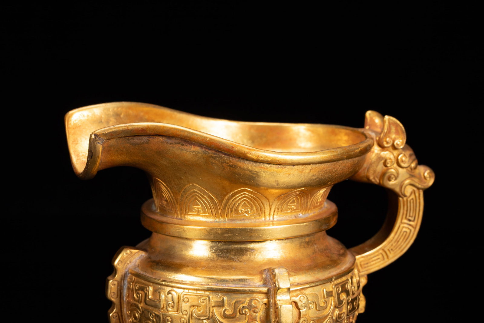 Gilded bronze cup - 2