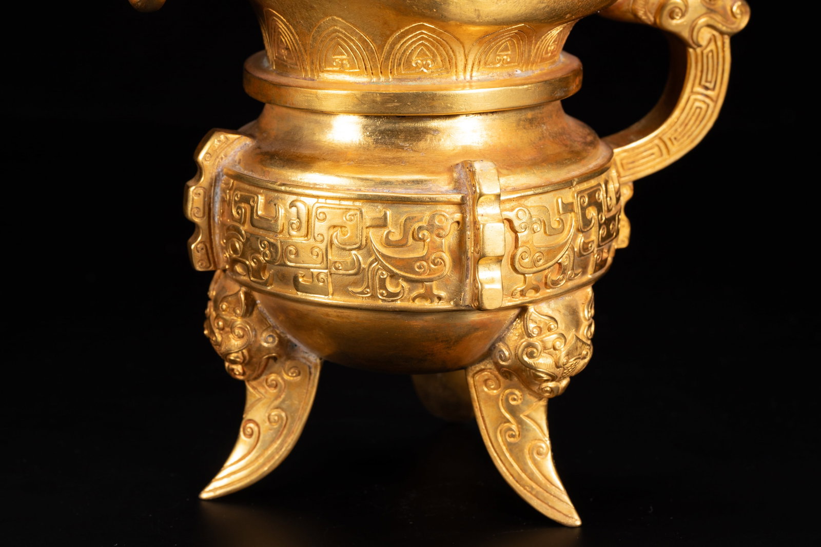 Gilded bronze cup - 4
