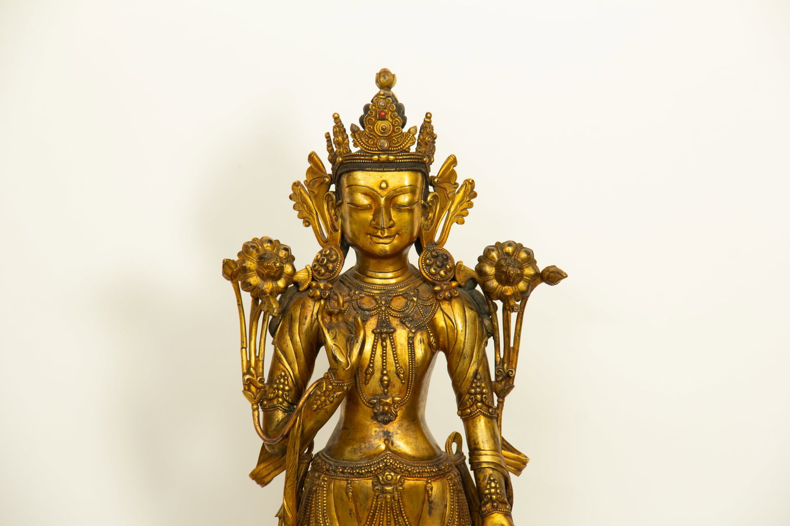 Gilded bronze Buddha statue - 2