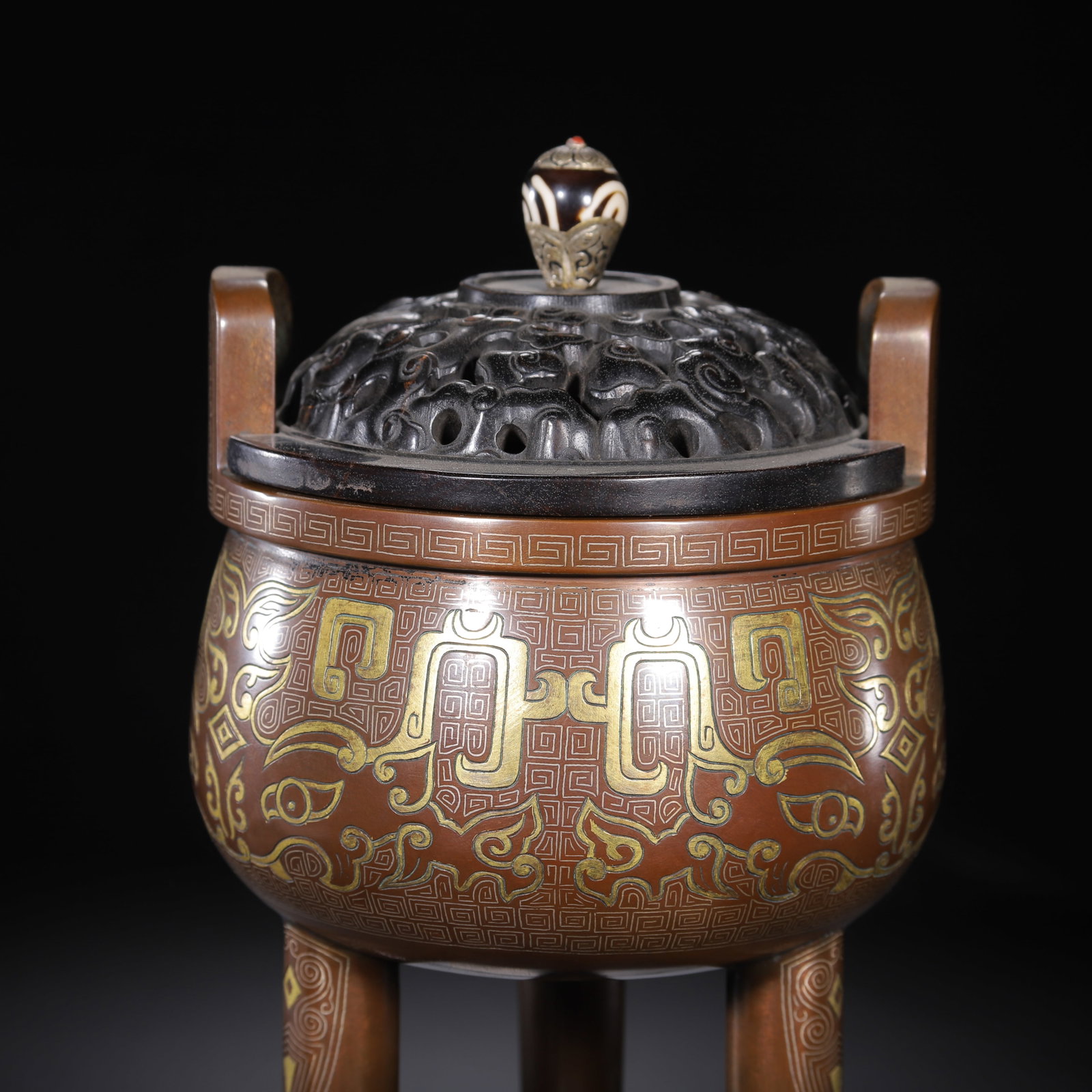 Bronze Incense Burner - 2