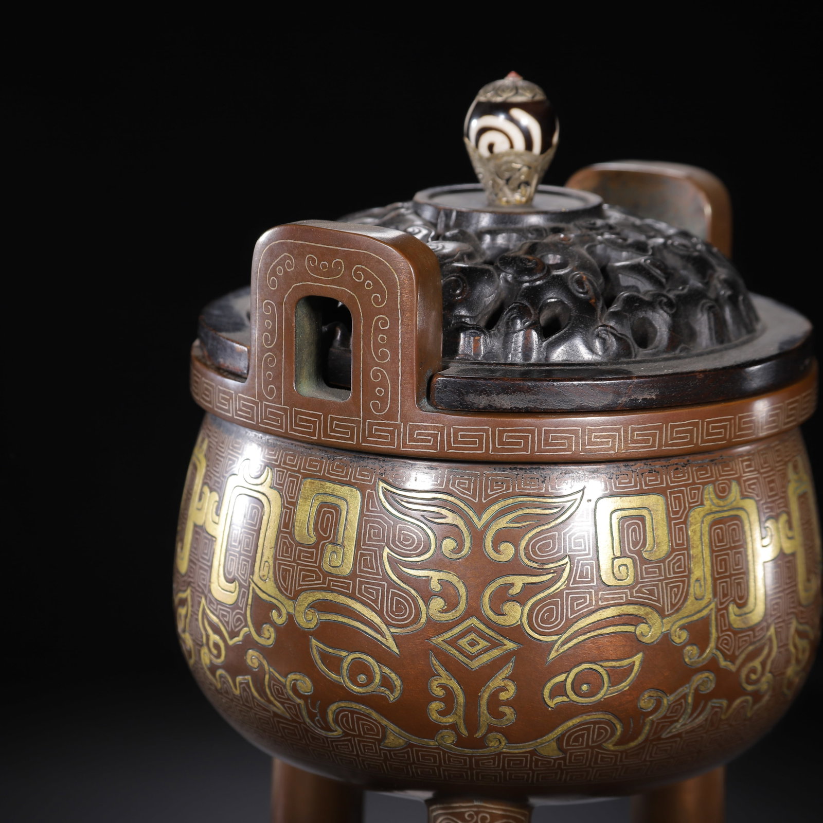 Bronze Incense Burner - 5