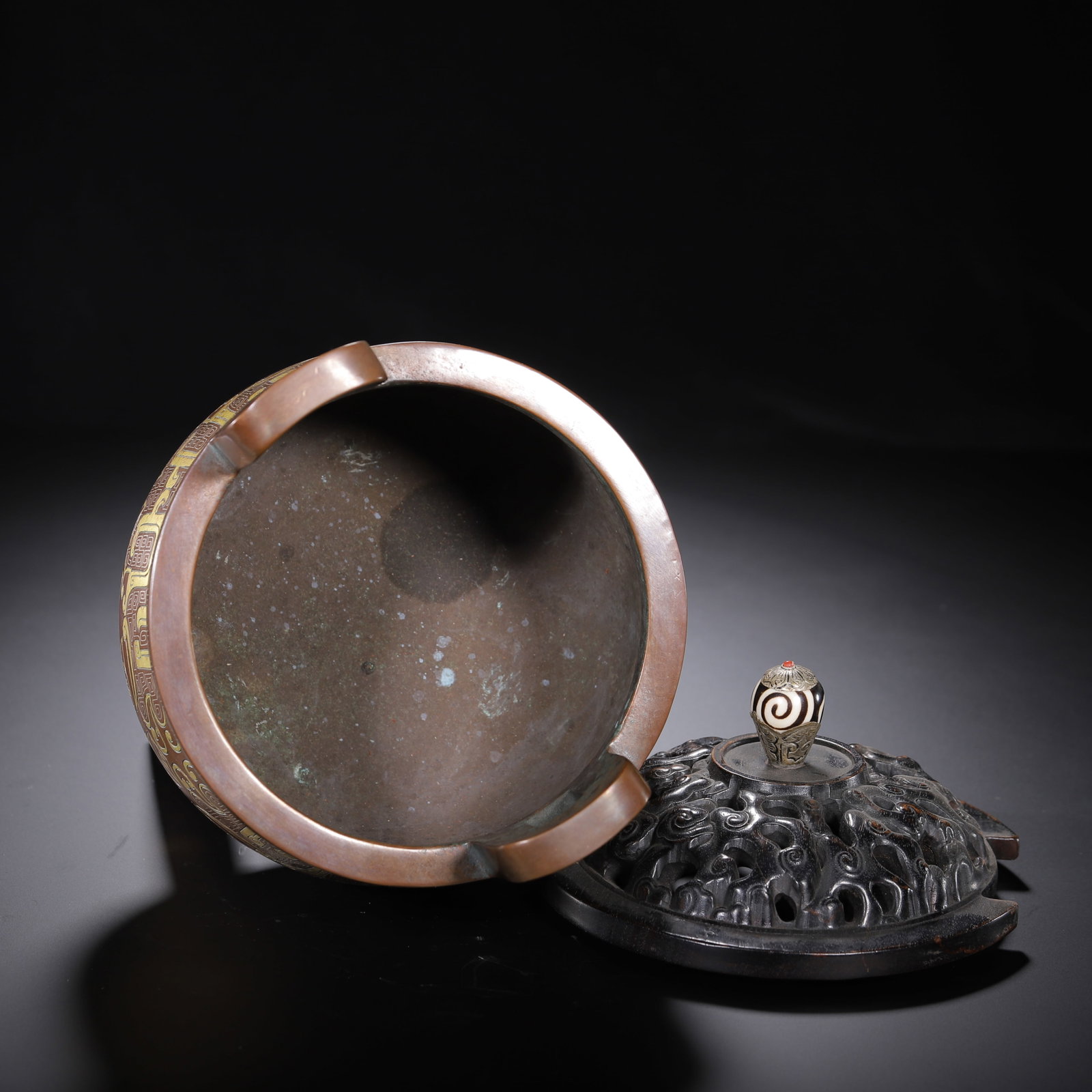 Bronze Incense Burner - 8