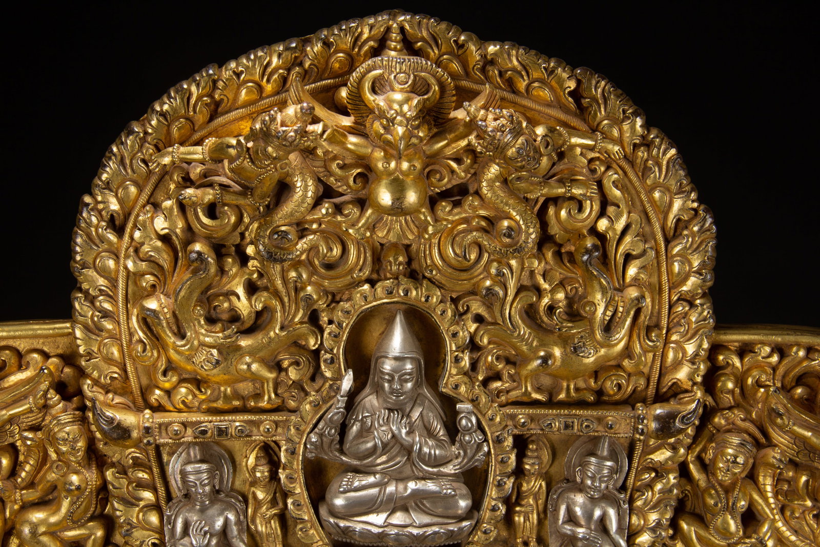 Gilded bronze Buddha statue - 3