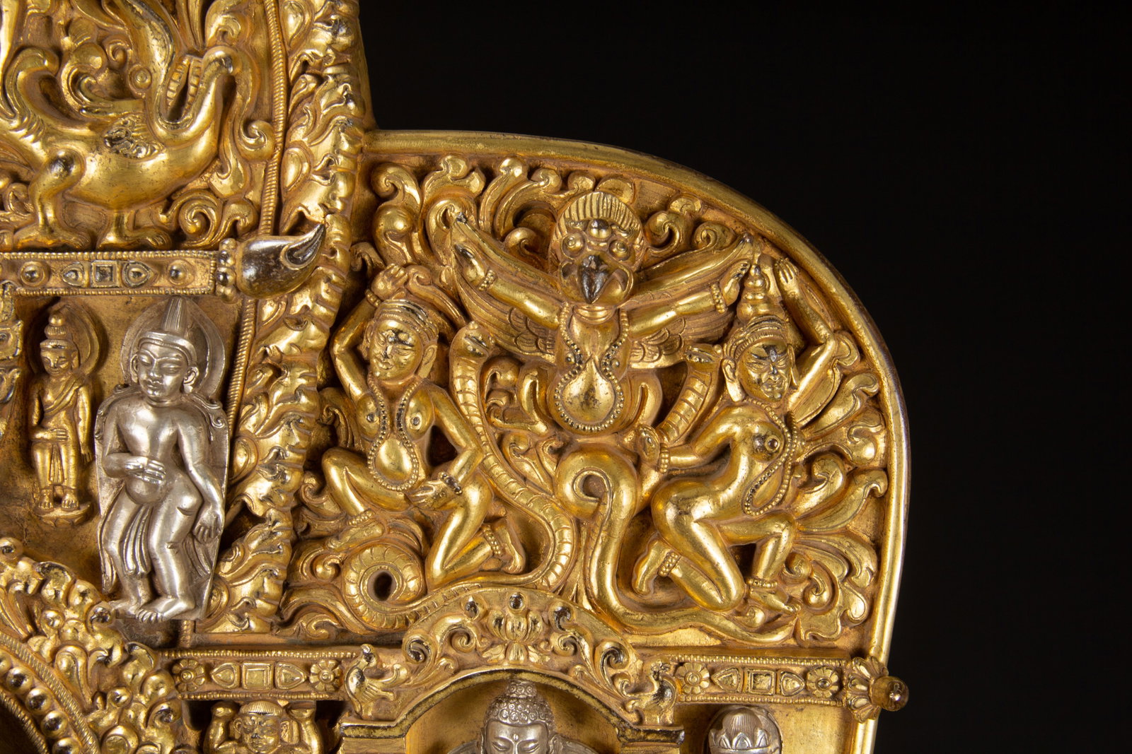 Gilded bronze Buddha statue - 4