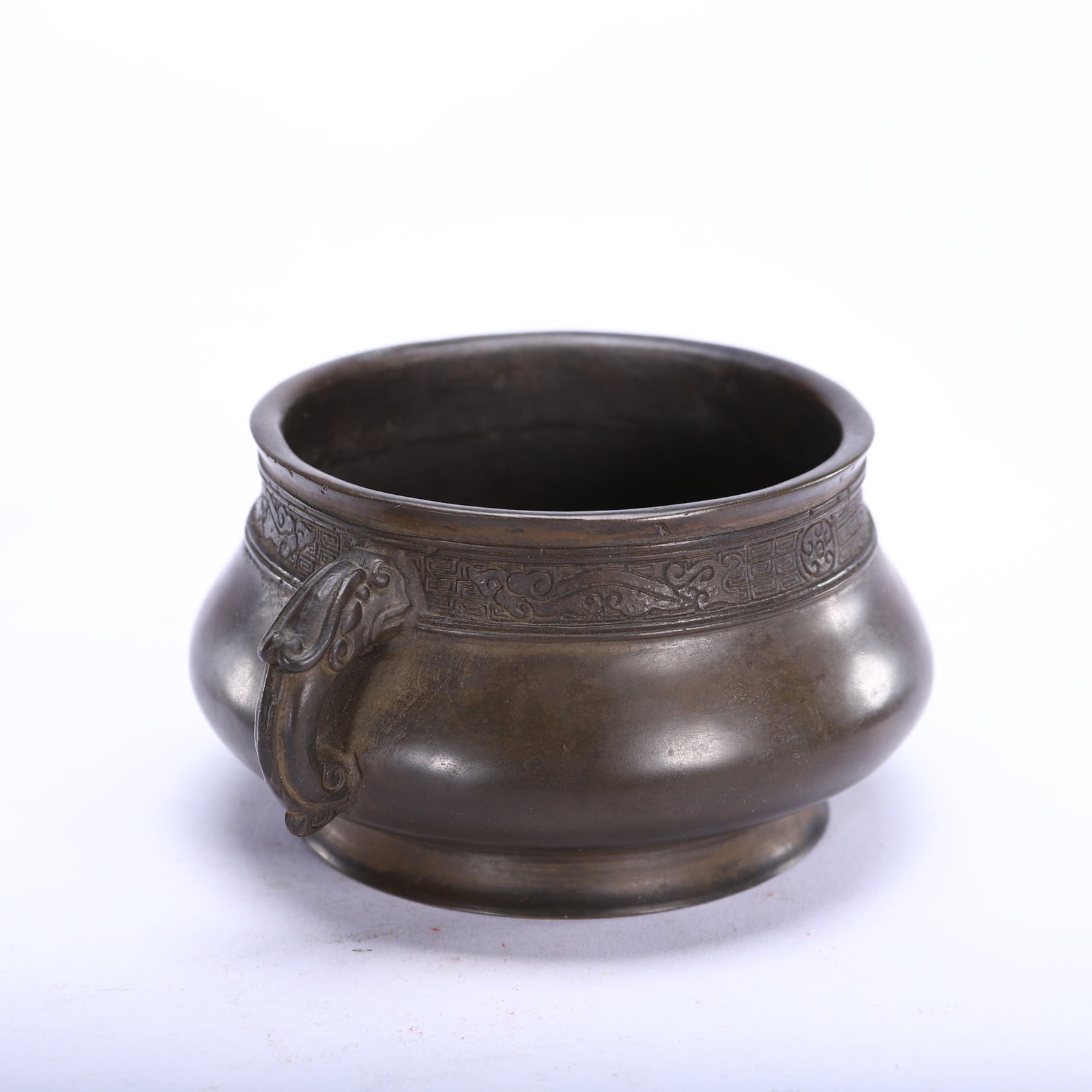 Copper double-eared censer - 4