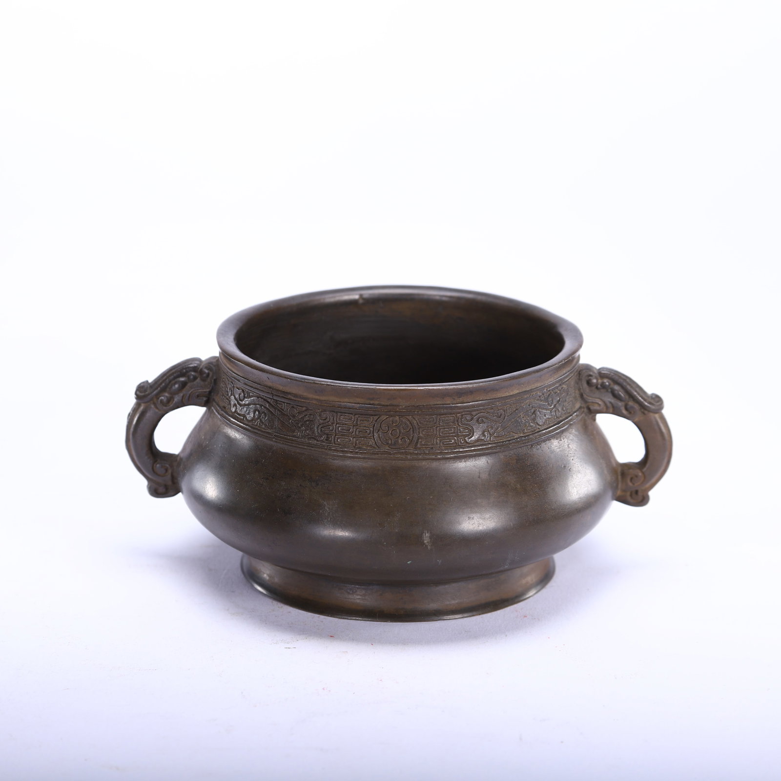 Copper double-eared censer - 5