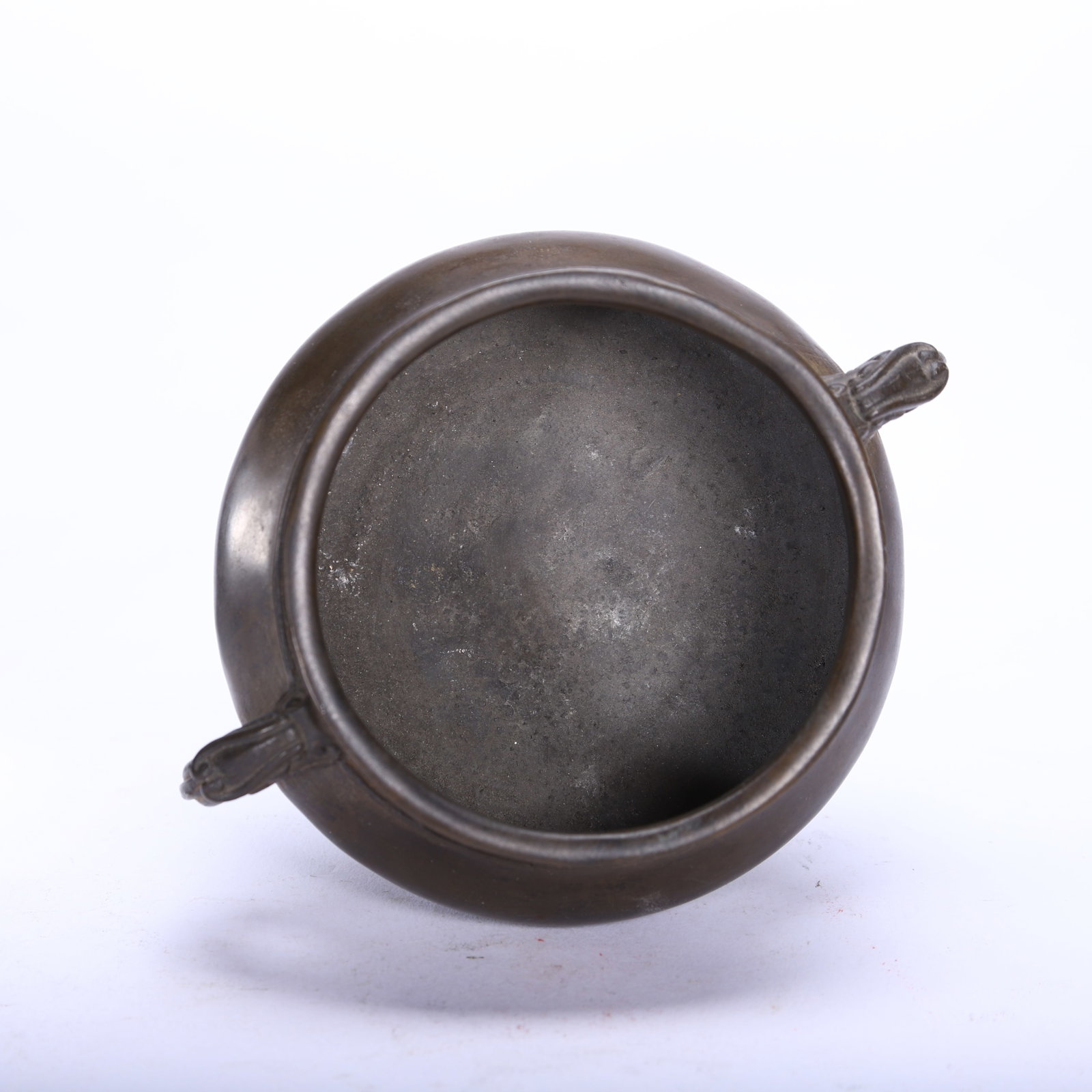 Copper double-eared censer - 8