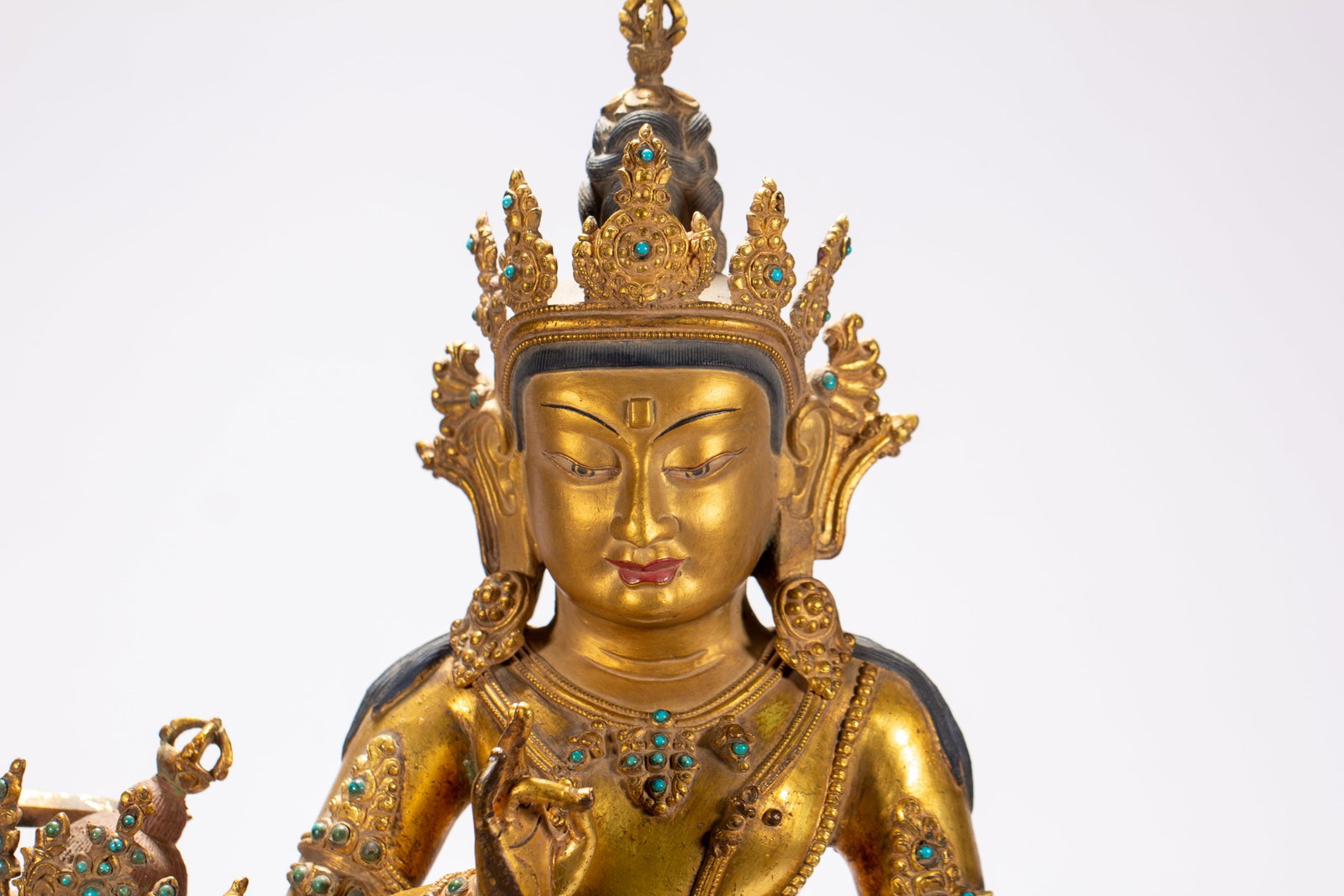 Gilded bronze Buddha statue - 2