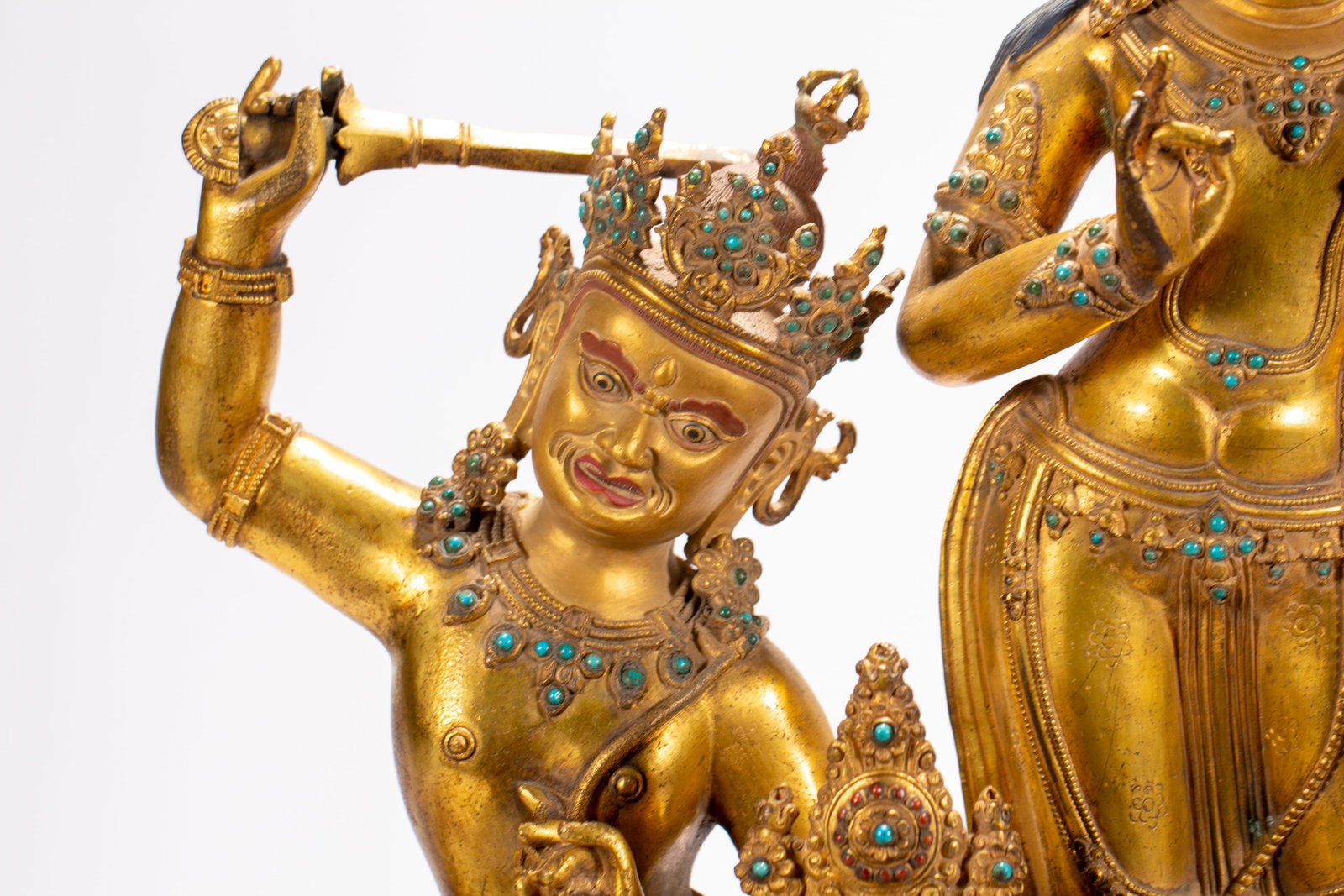 Gilded bronze Buddha statue - 3