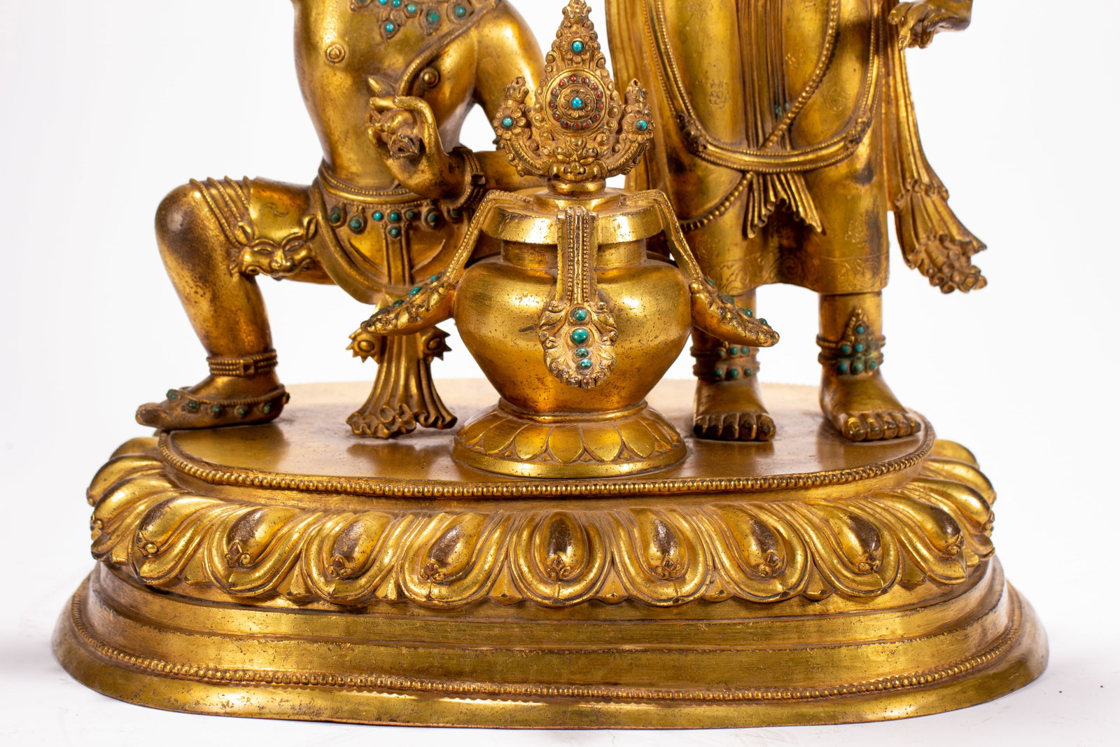 Gilded bronze Buddha statue - 5