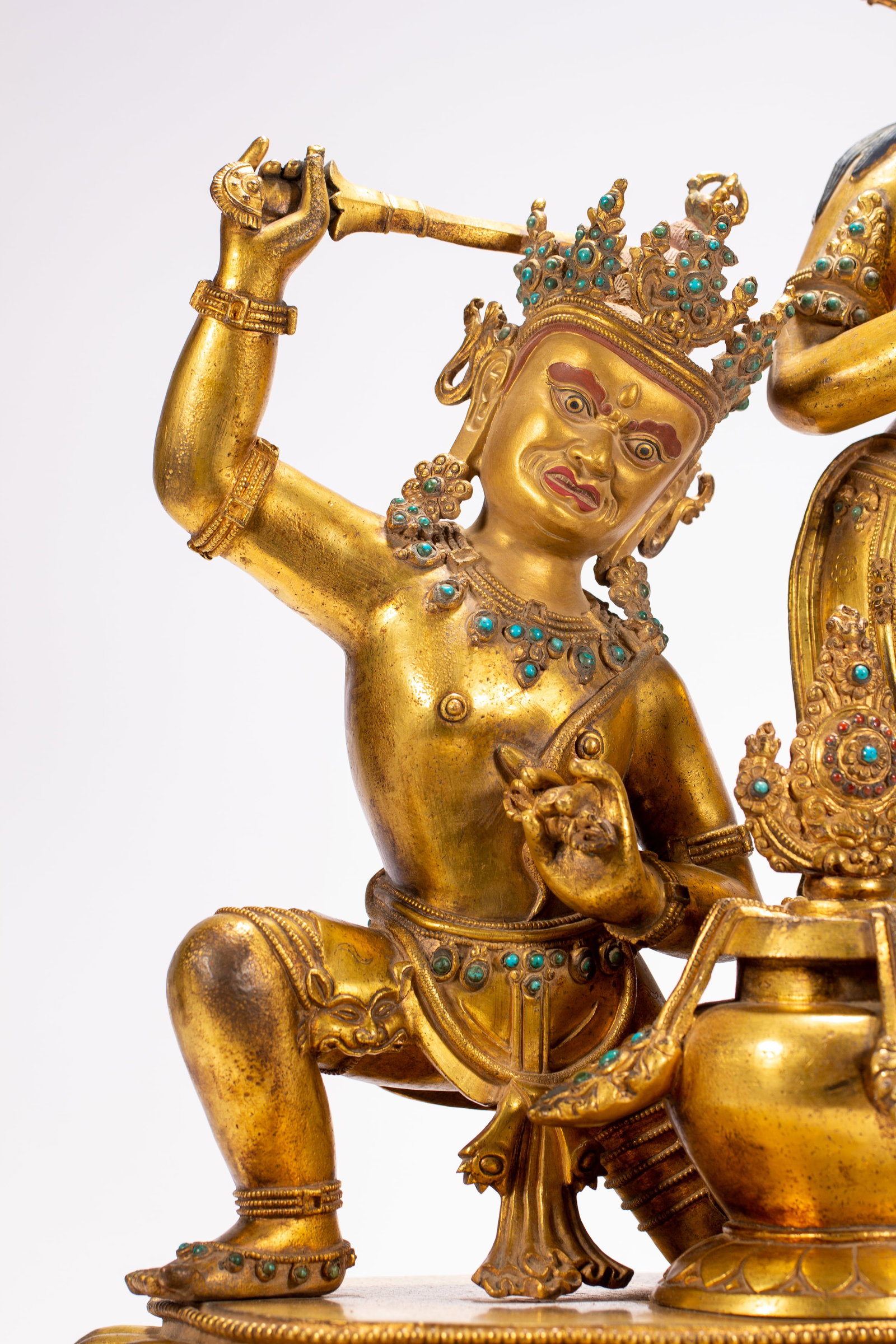 Gilded bronze Buddha statue - 7